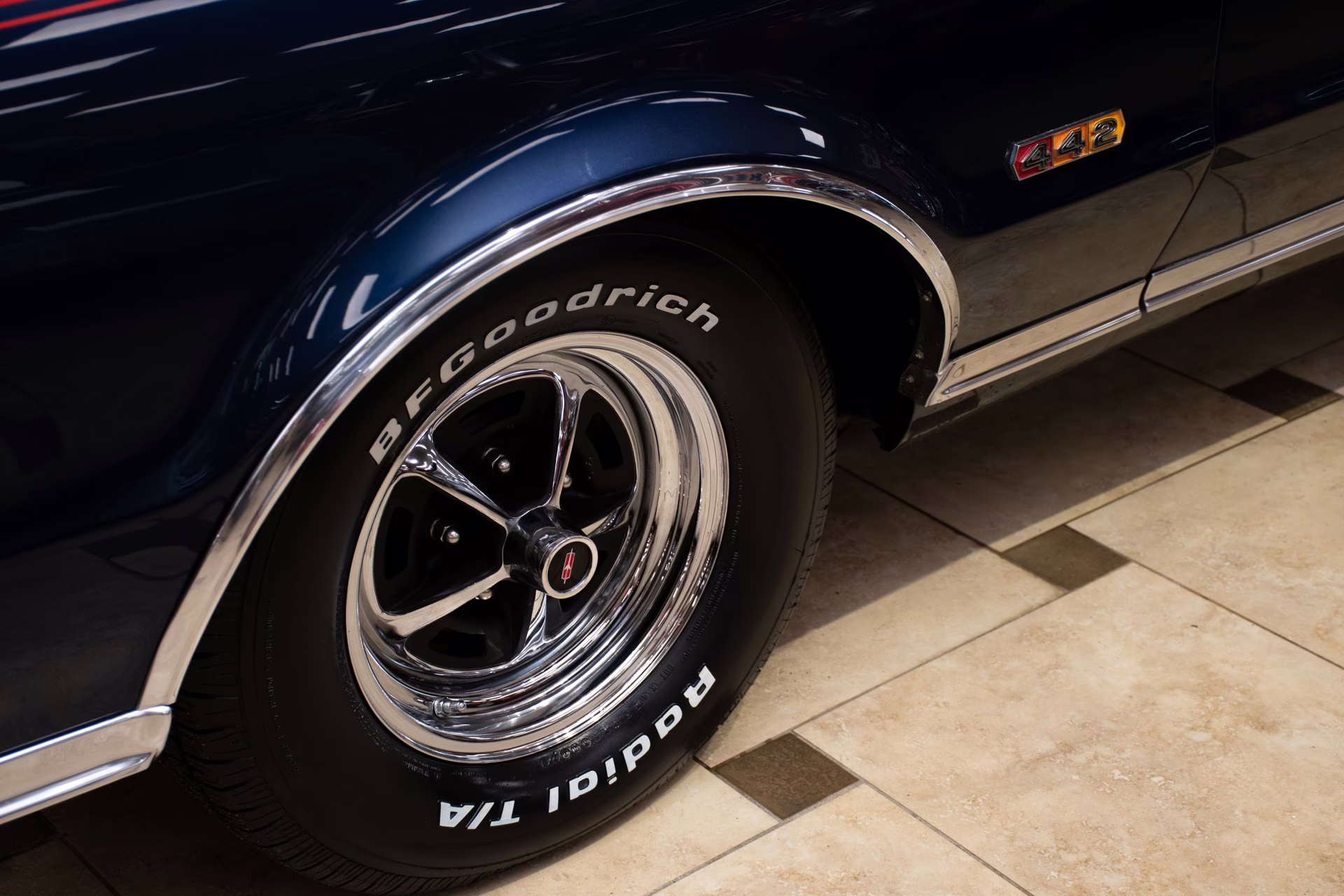 1967 Midnight Blue Oldsmobile Cutlass