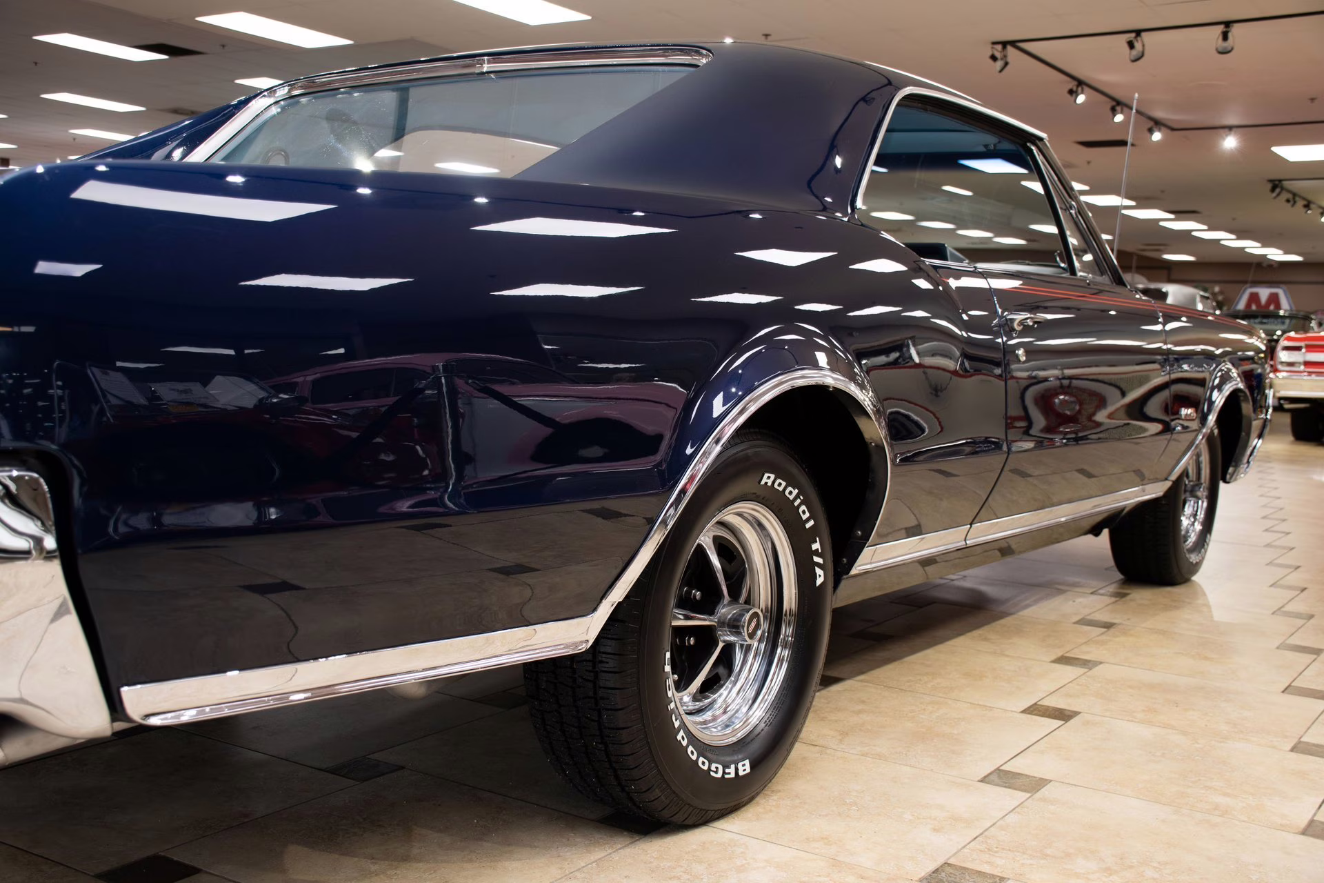 1967 Midnight Blue Oldsmobile Cutlass