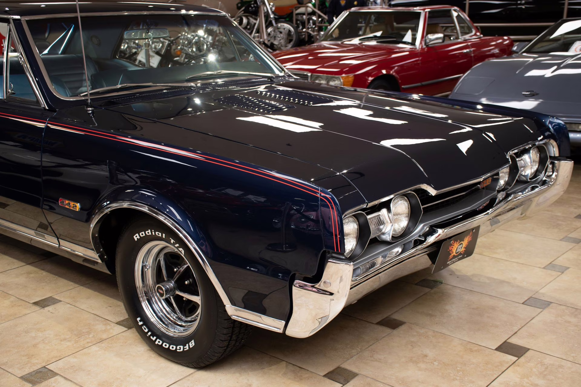 1967 Midnight Blue Oldsmobile Cutlass