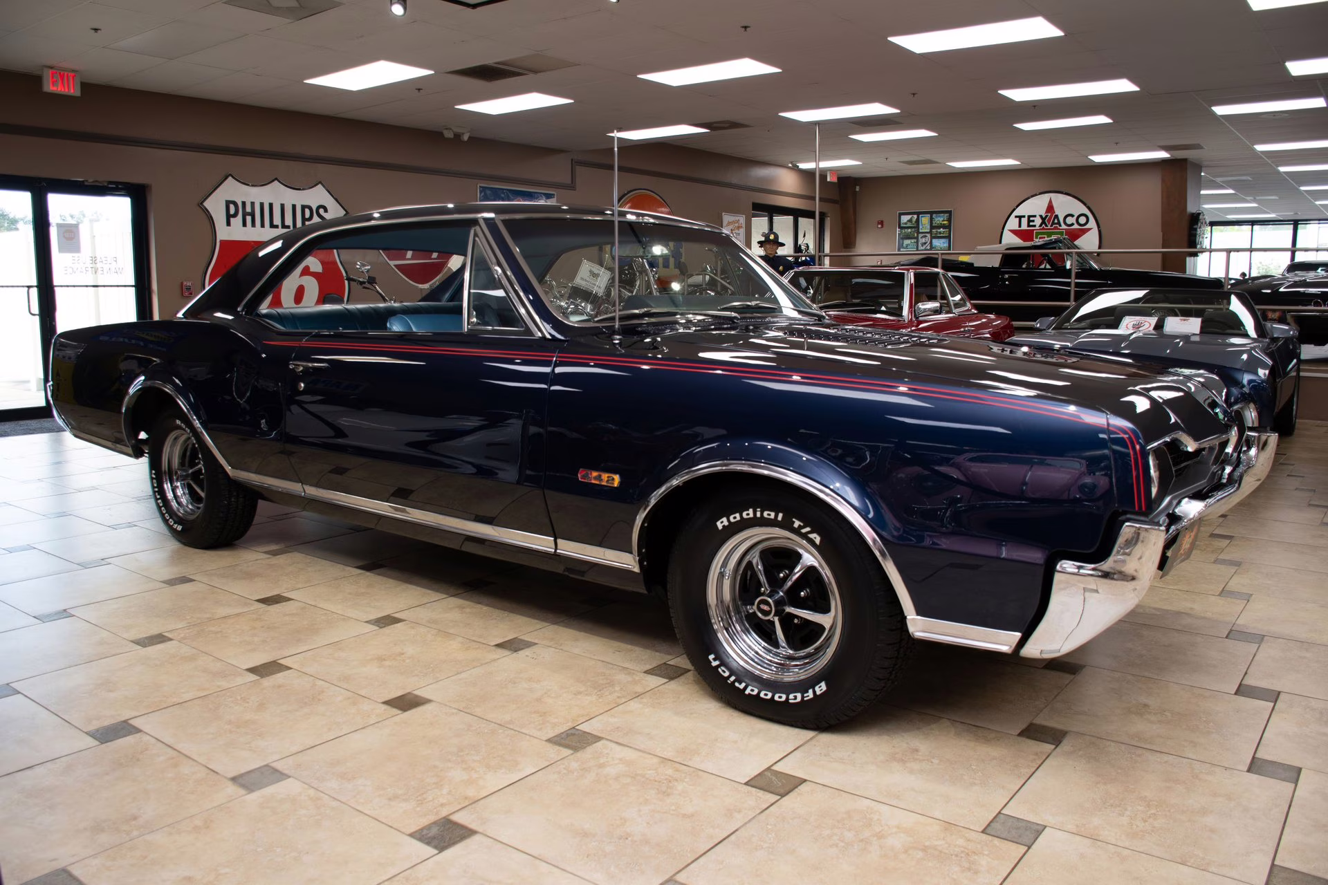 1967 Midnight Blue Oldsmobile Cutlass