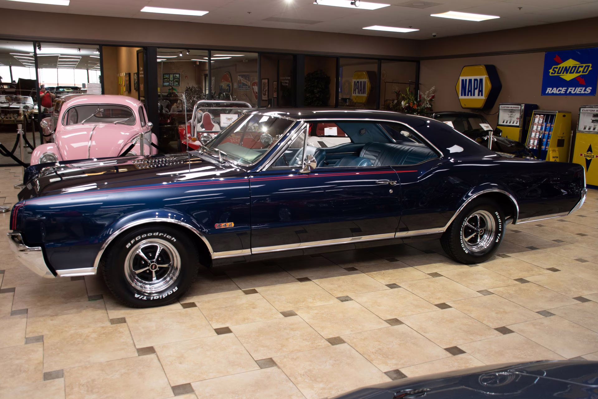 1967 Midnight Blue Oldsmobile Cutlass