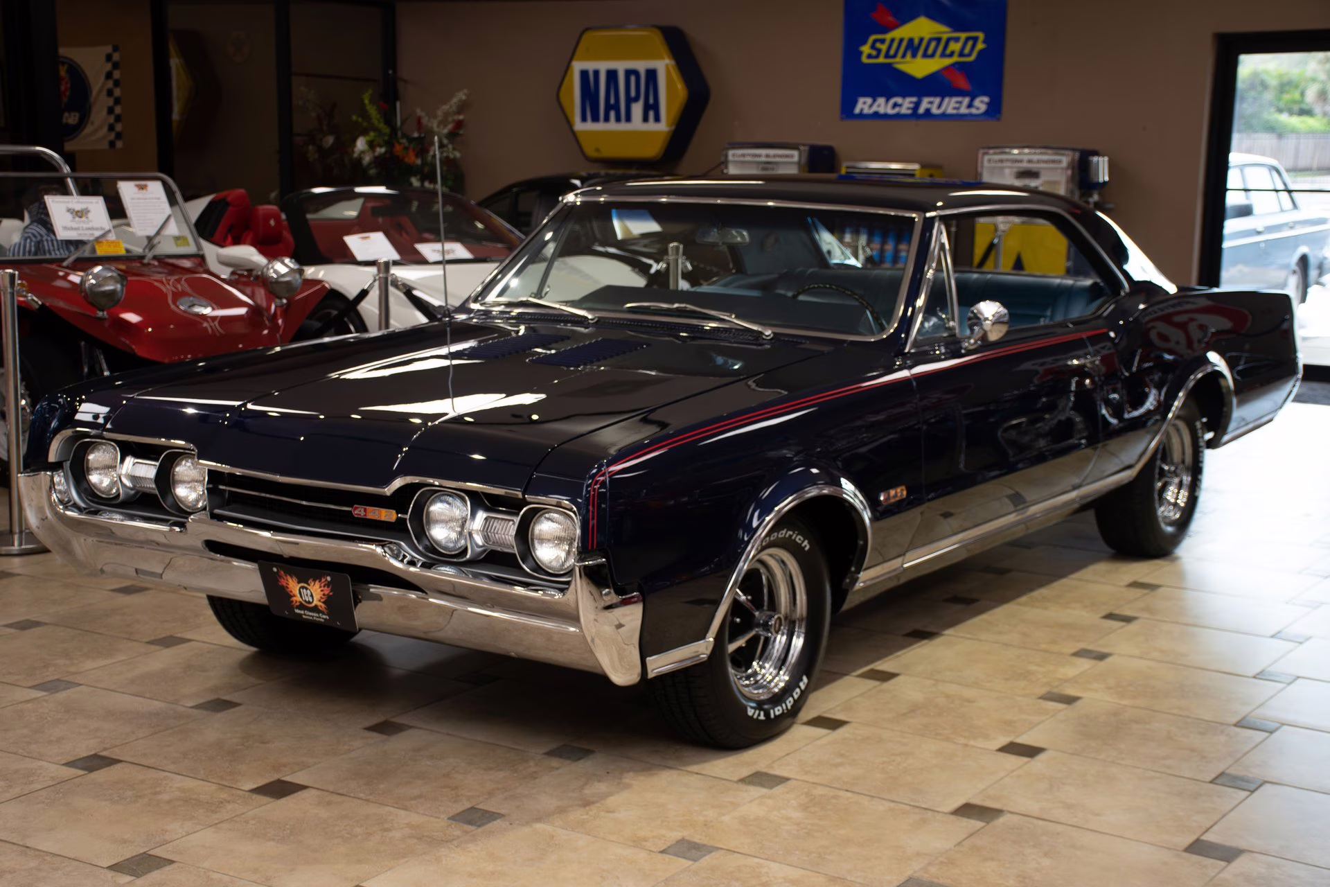 1967 Midnight Blue Oldsmobile Cutlass