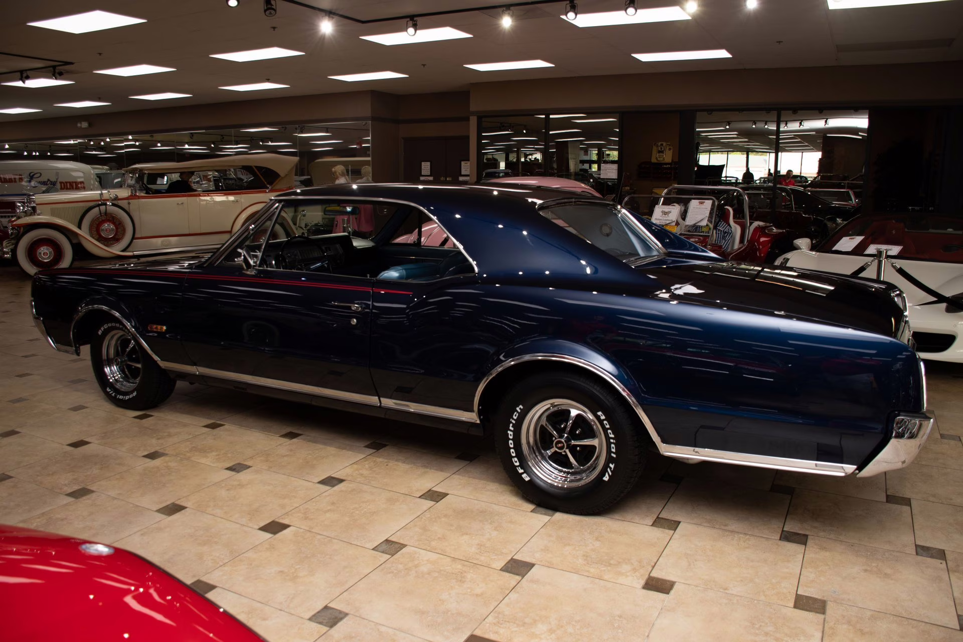 1967 Midnight Blue Oldsmobile Cutlass