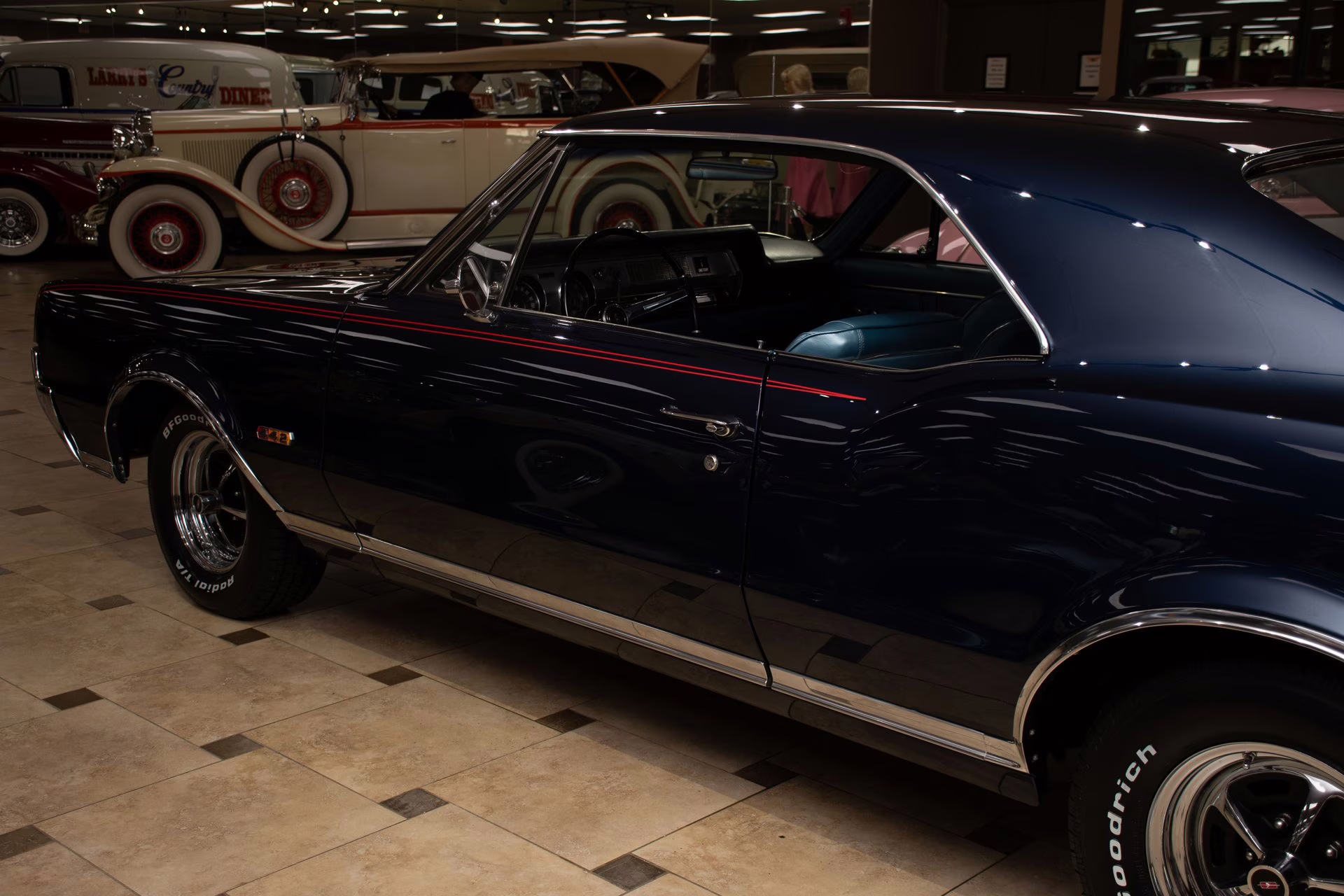 1967 Midnight Blue Oldsmobile Cutlass