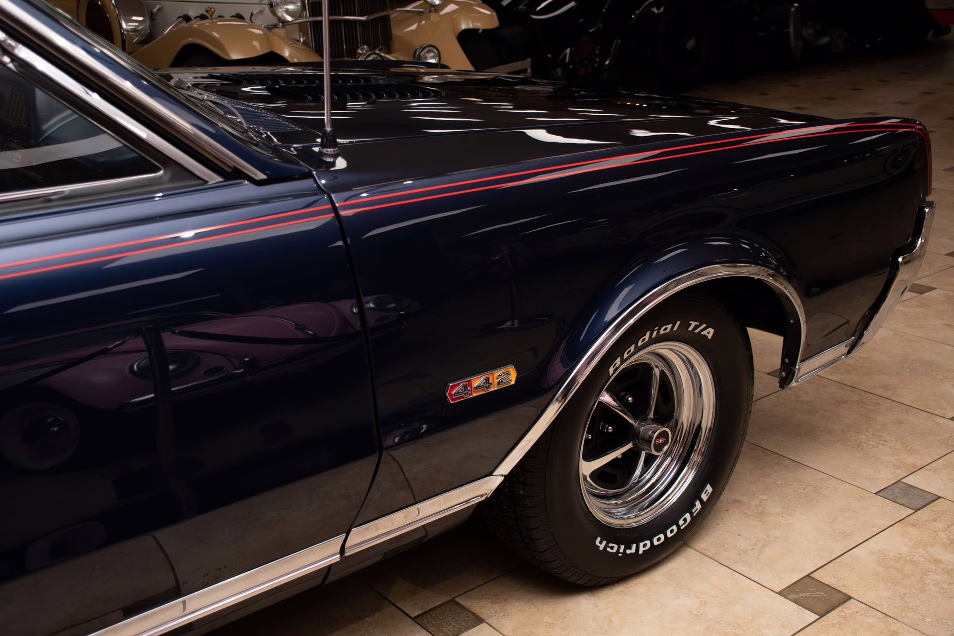 1967 Midnight Blue Oldsmobile Cutlass