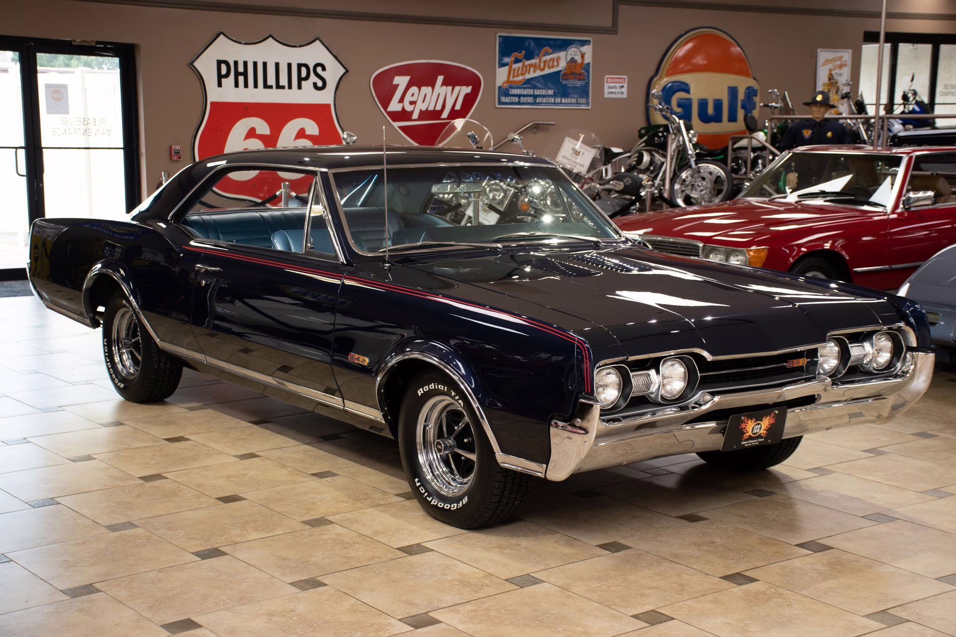 1967 Midnight Blue Oldsmobile Cutlass