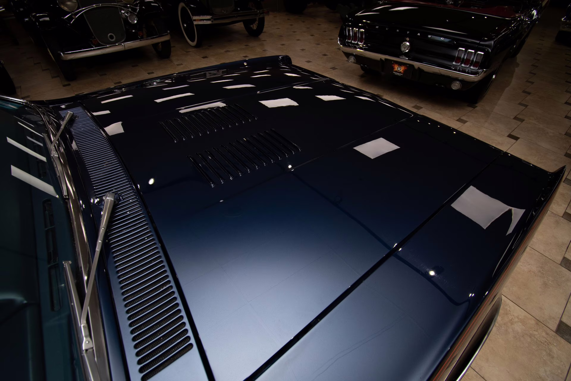 1967 Midnight Blue Oldsmobile Cutlass