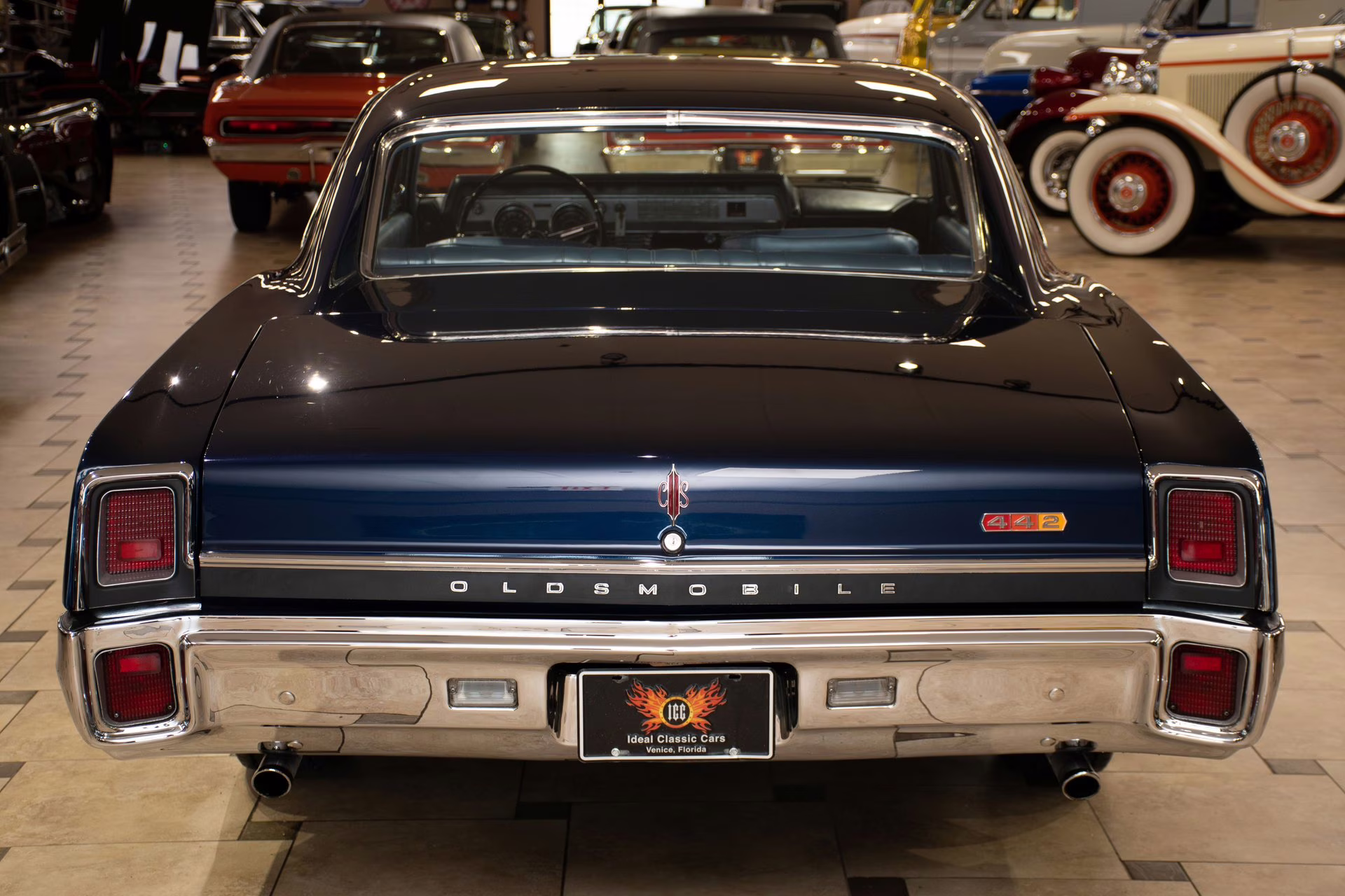 1967 Midnight Blue Oldsmobile Cutlass