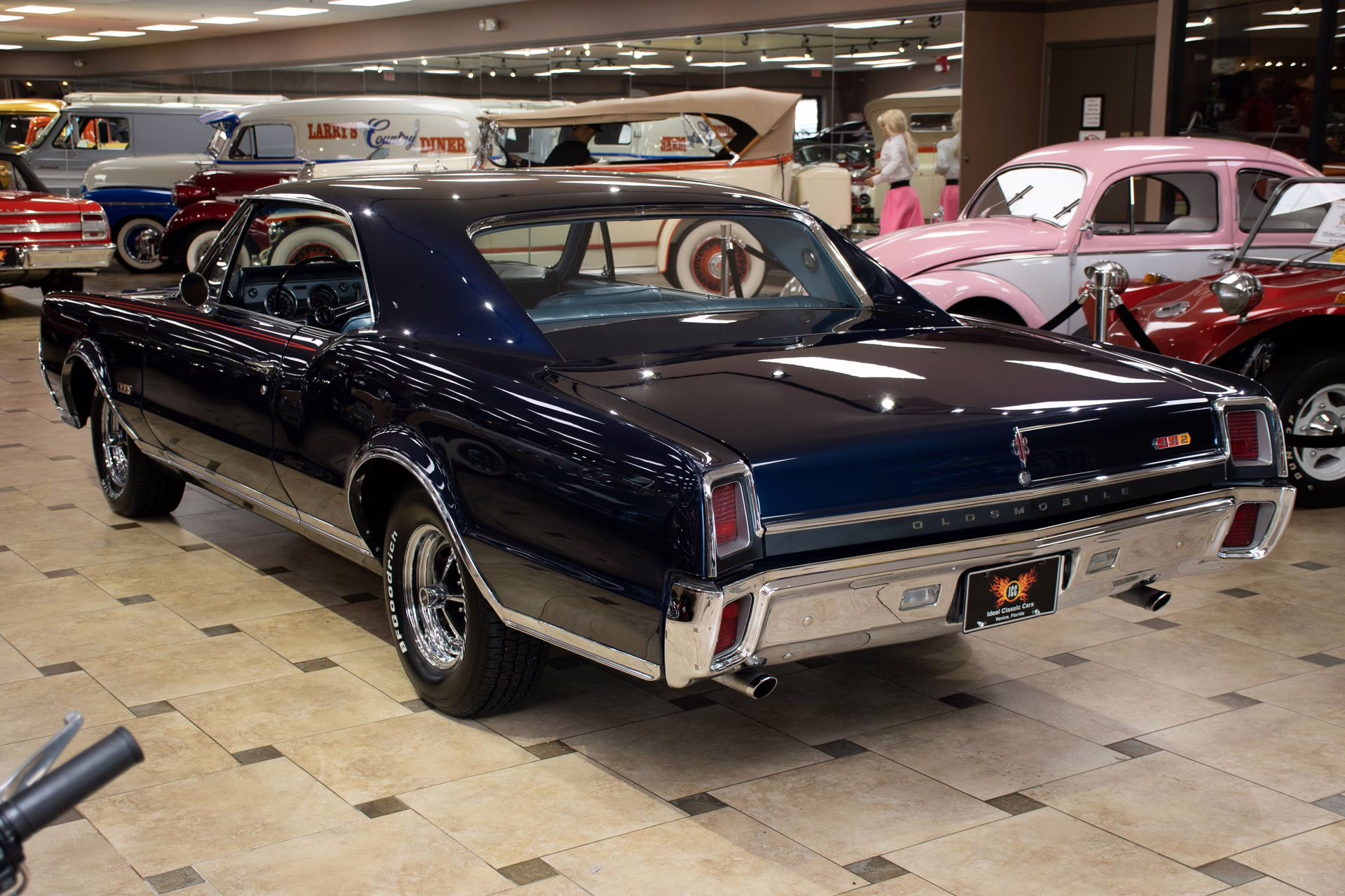 1967 Midnight Blue Oldsmobile Cutlass