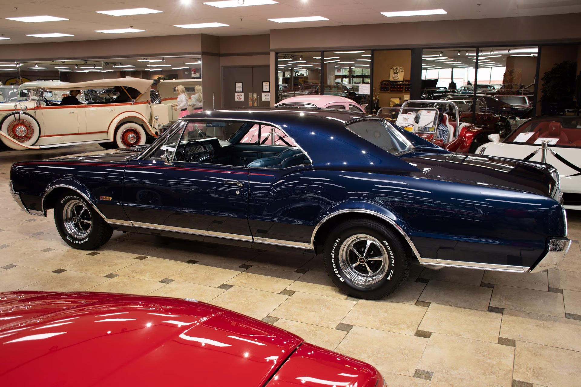 1967 Midnight Blue Oldsmobile Cutlass