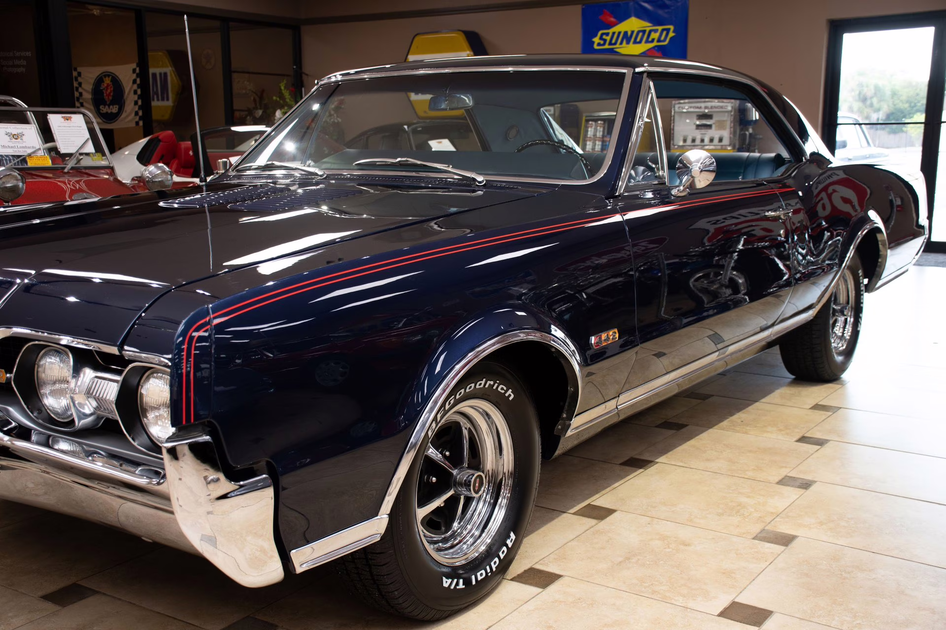 1967 Midnight Blue Oldsmobile Cutlass