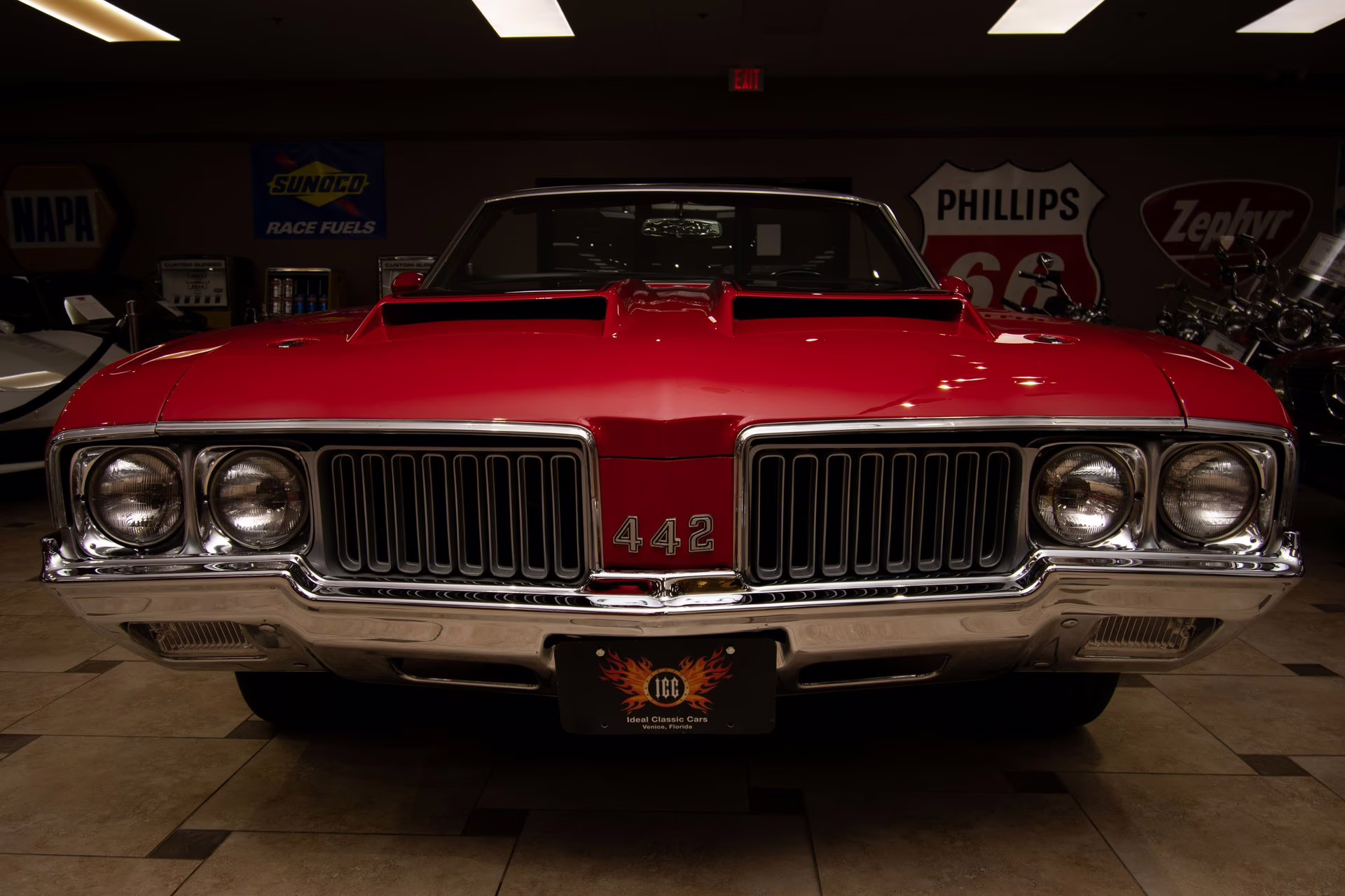 1970 Red Oldsmobile 442