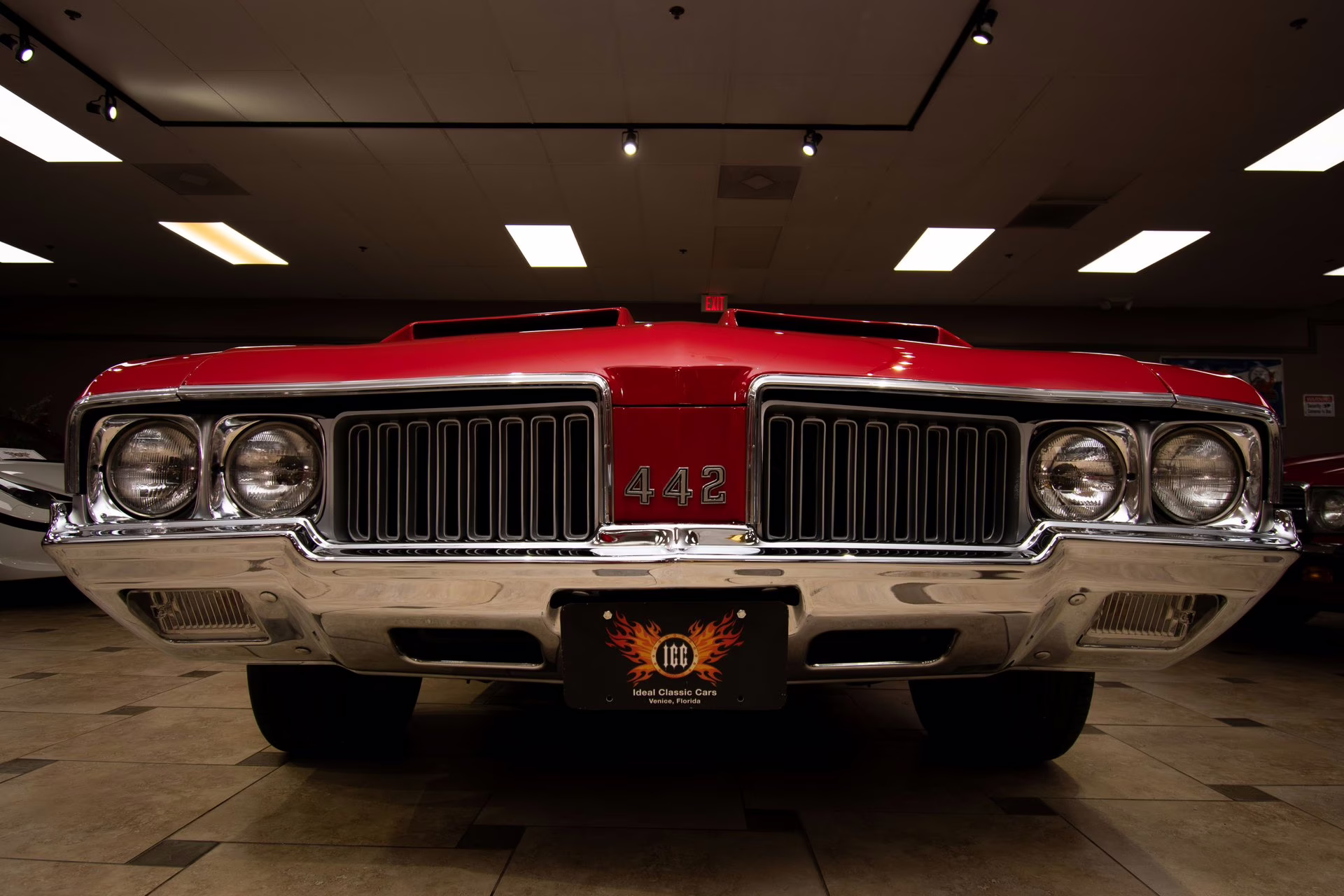 1970 Red Oldsmobile 442
