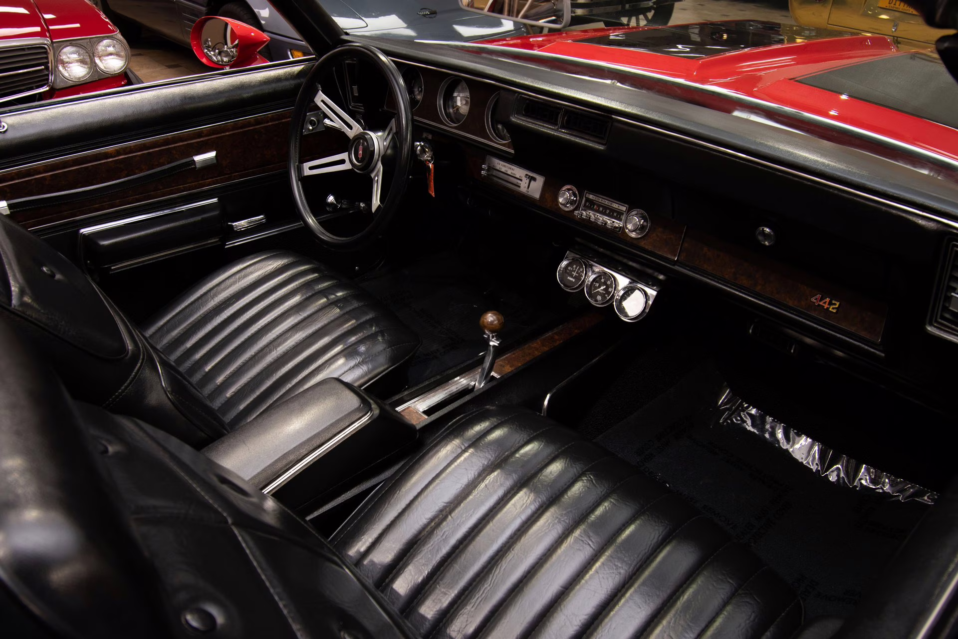 1970 Red Oldsmobile 442