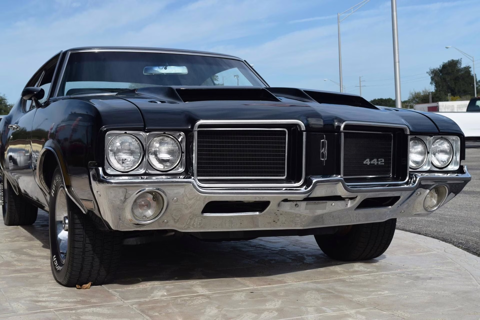 1971 Black Oldsmobile 442