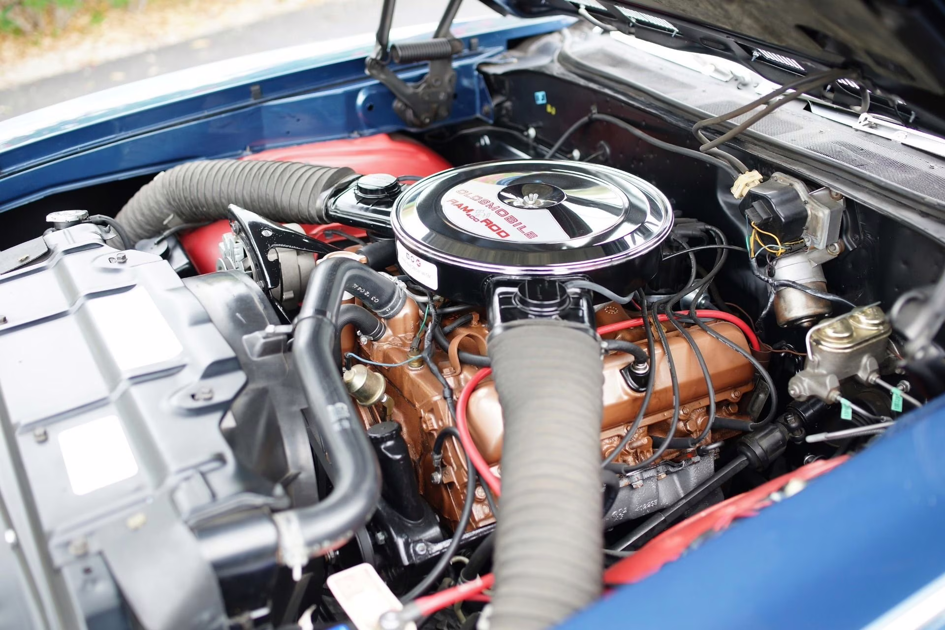 1969 Trophy Blue w/ White Stripes Oldsmobile 442