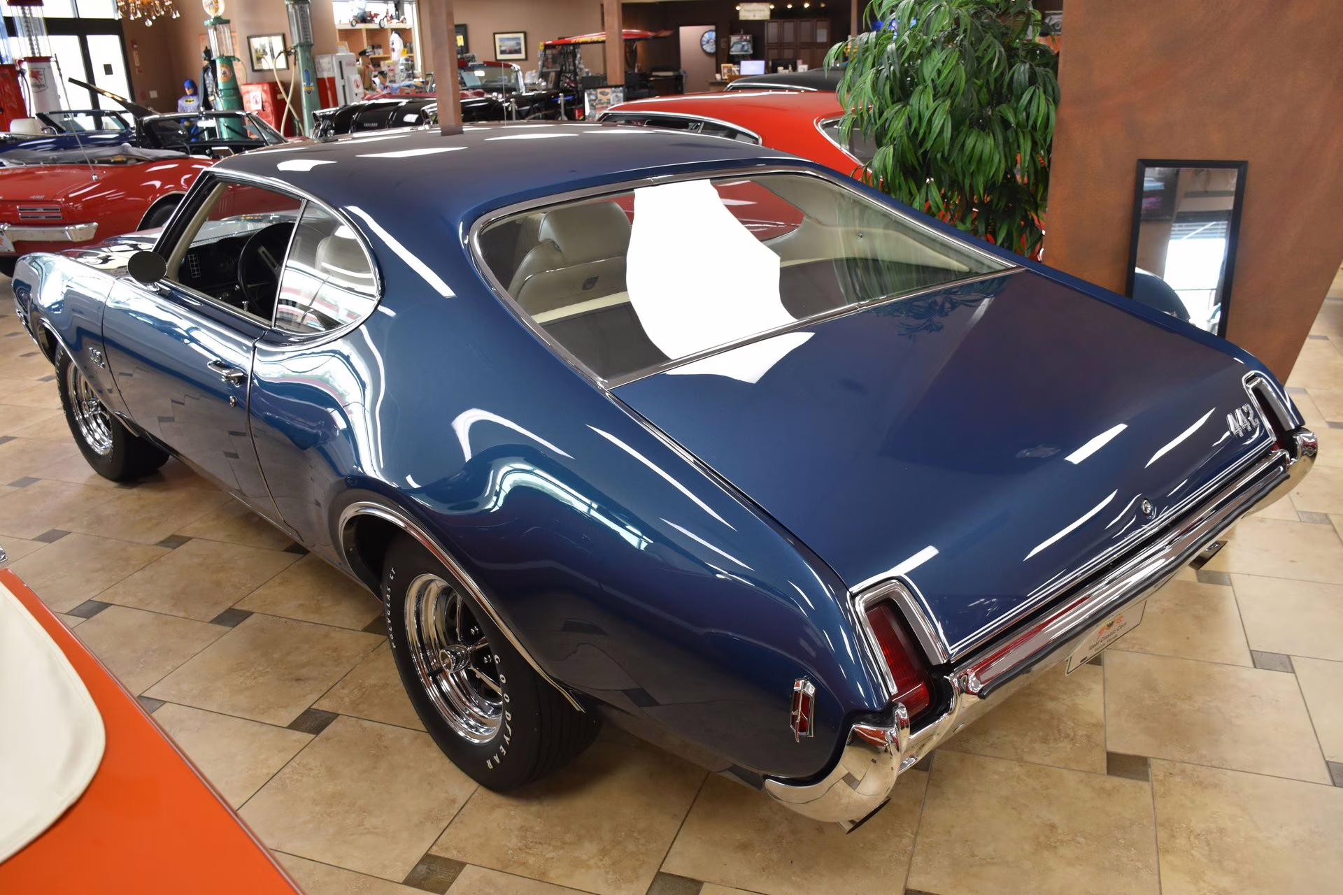 1969 Trophy Blue w/ White Stripes Oldsmobile 442