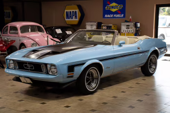 1973 Light Blue Ford Mustang