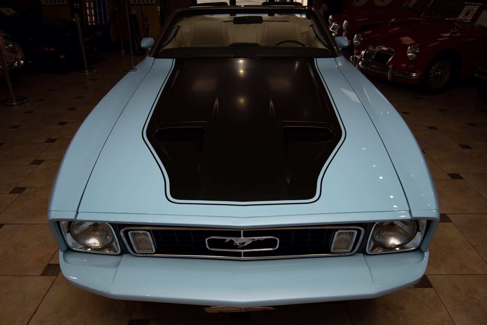 1973 Light Blue Ford Mustang
