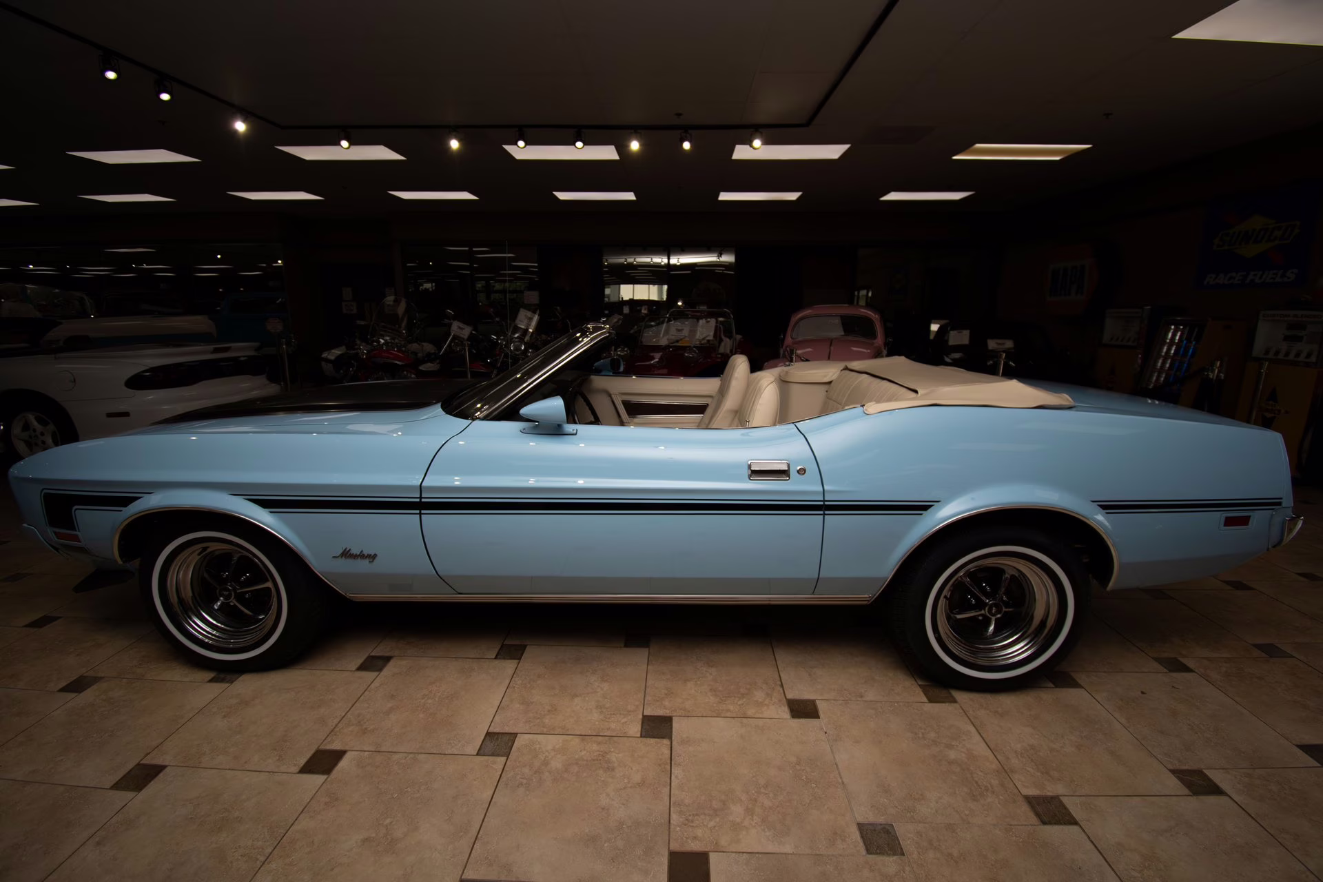 1973 Light Blue Ford Mustang