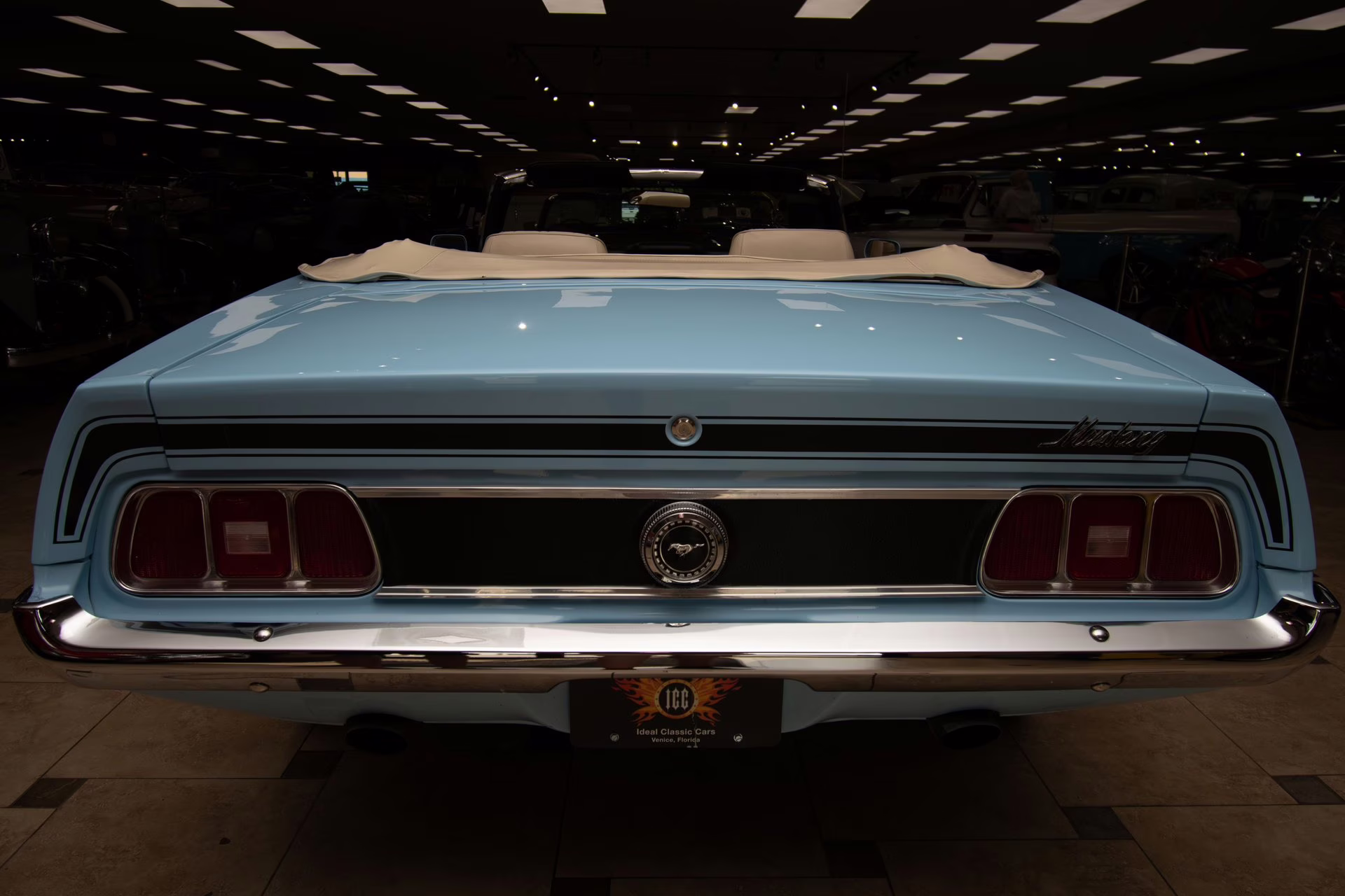 1973 Light Blue Ford Mustang