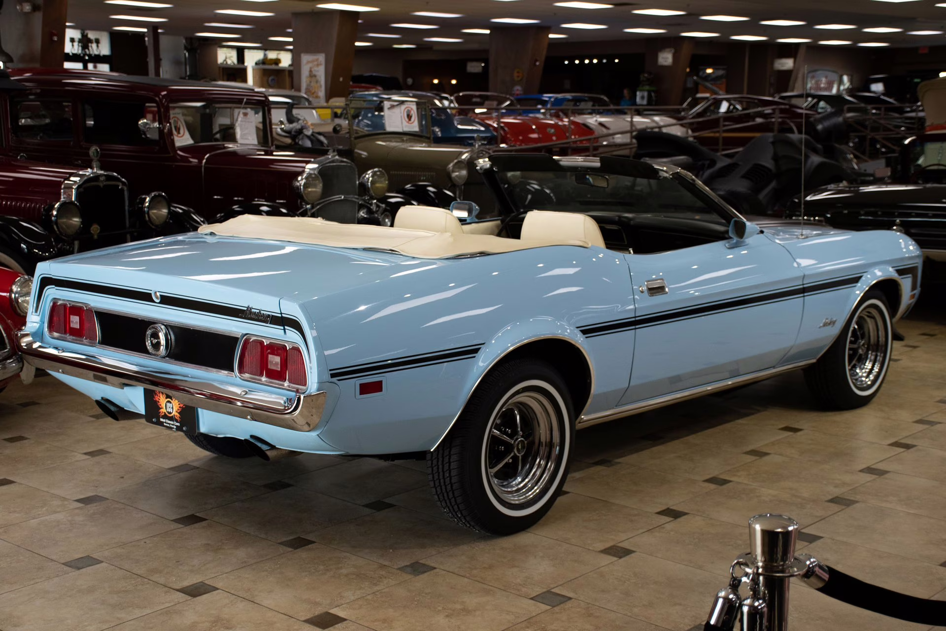1973 Light Blue Ford Mustang
