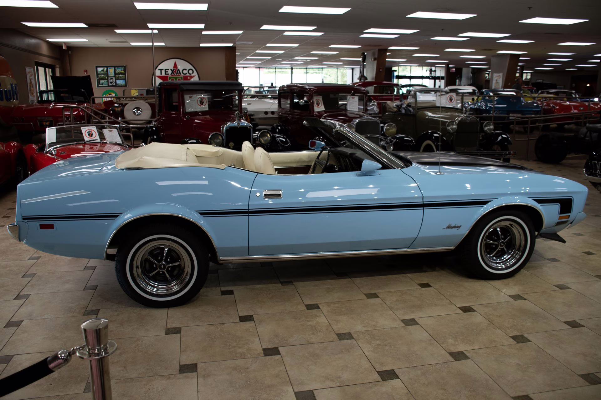 1973 Light Blue Ford Mustang