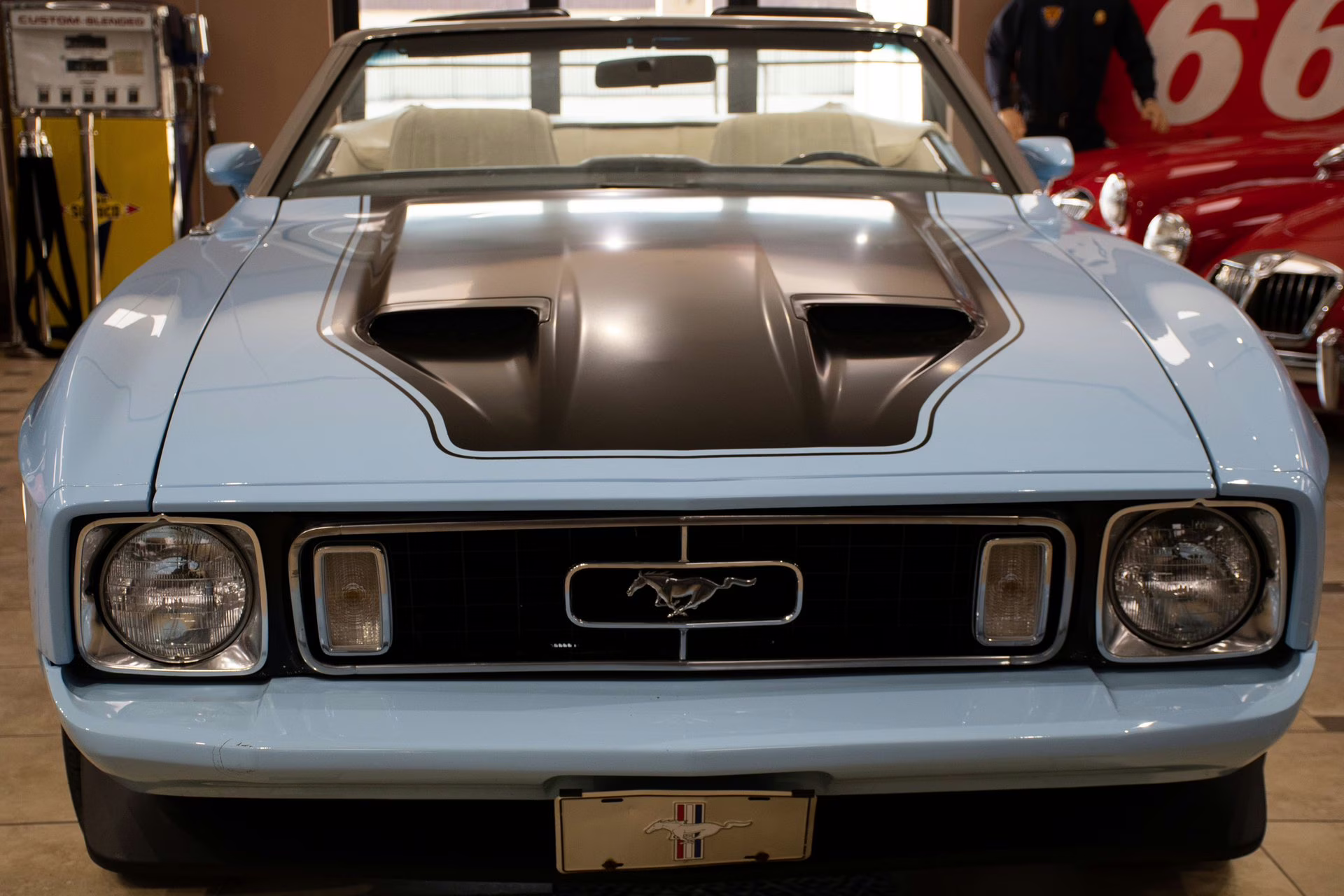 1973 Light Blue Ford Mustang