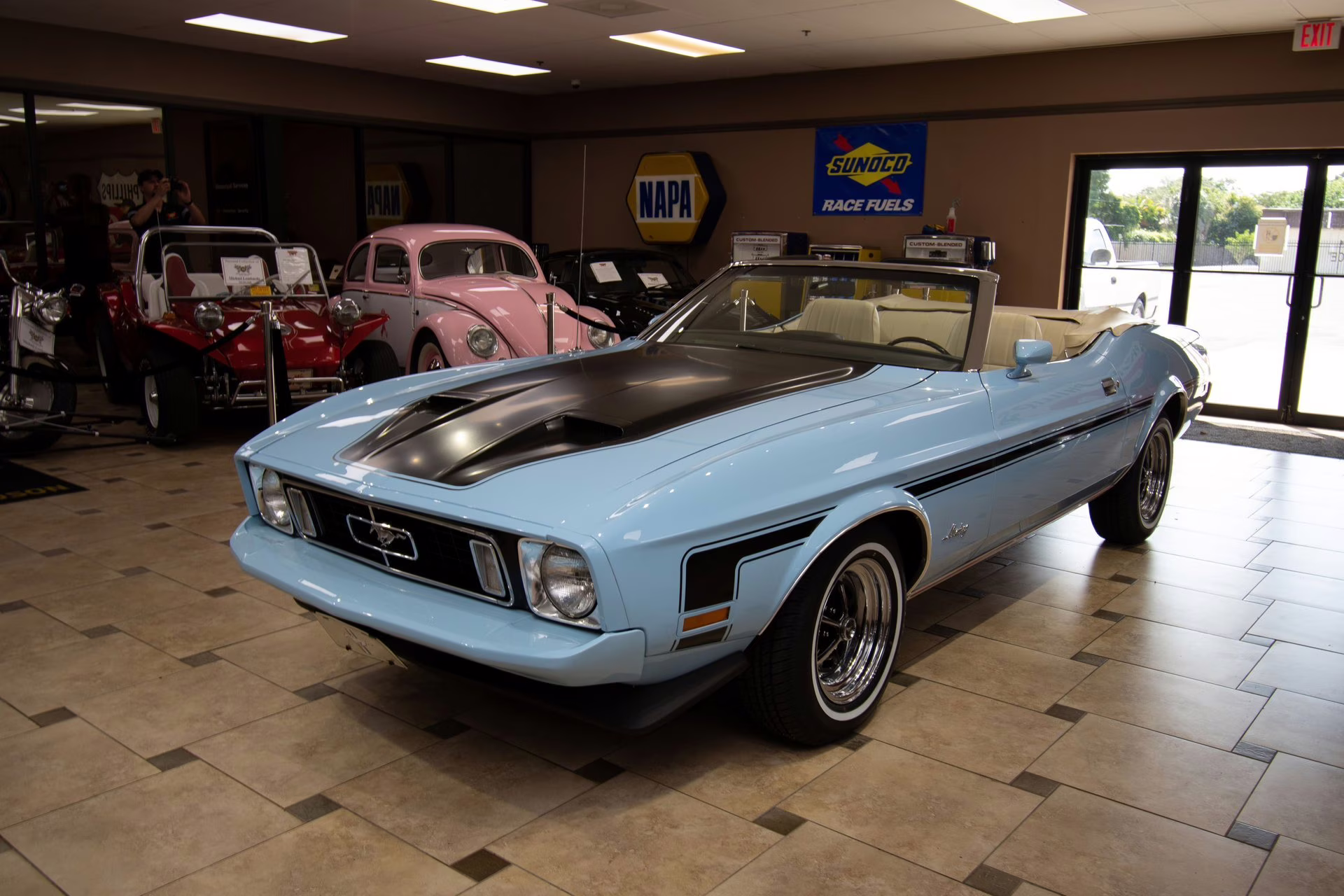 1973 Light Blue Ford Mustang