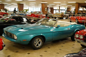 1973 Turquoise Metallic Ford Mustang