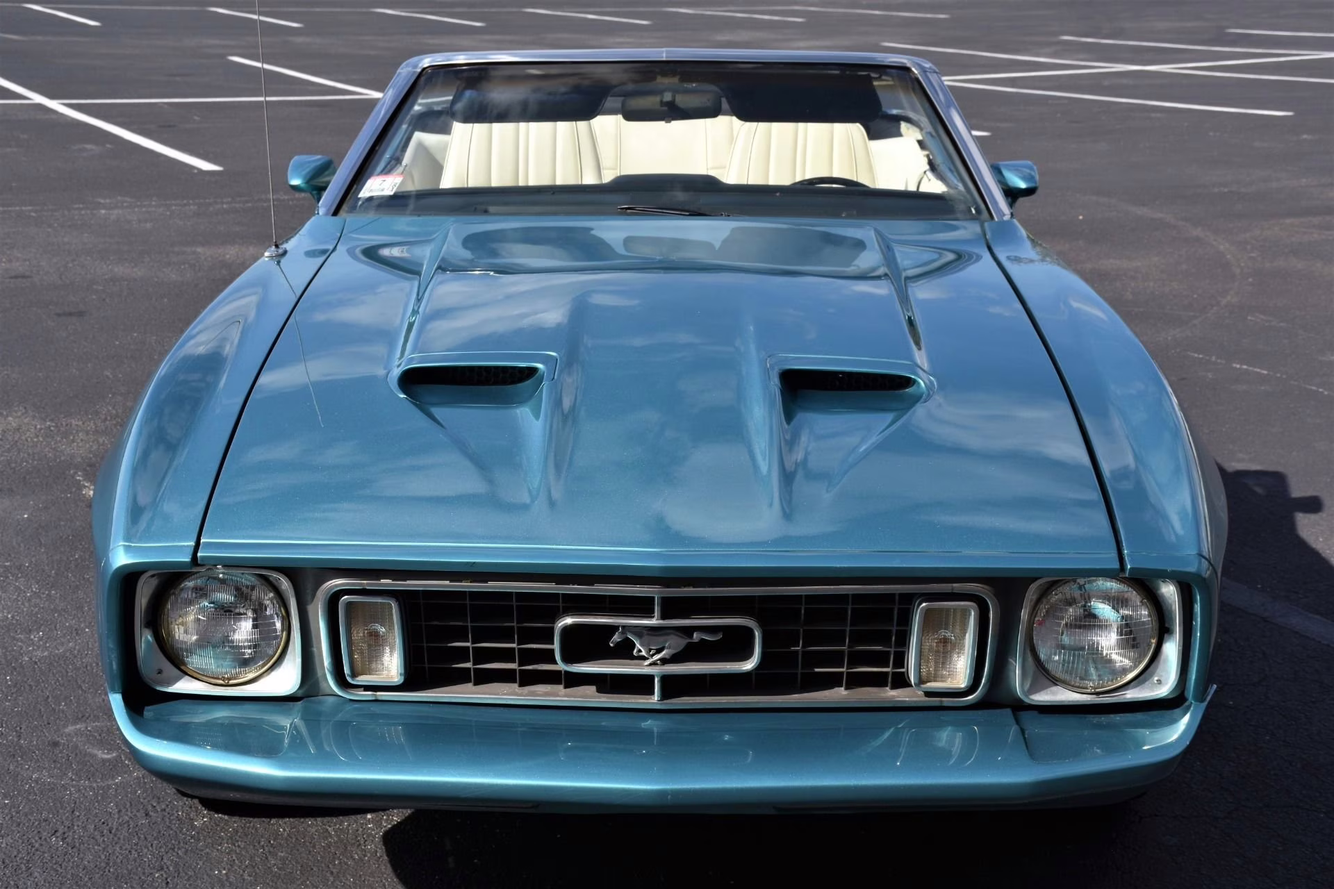 1973 Turquoise Metallic Ford Mustang
