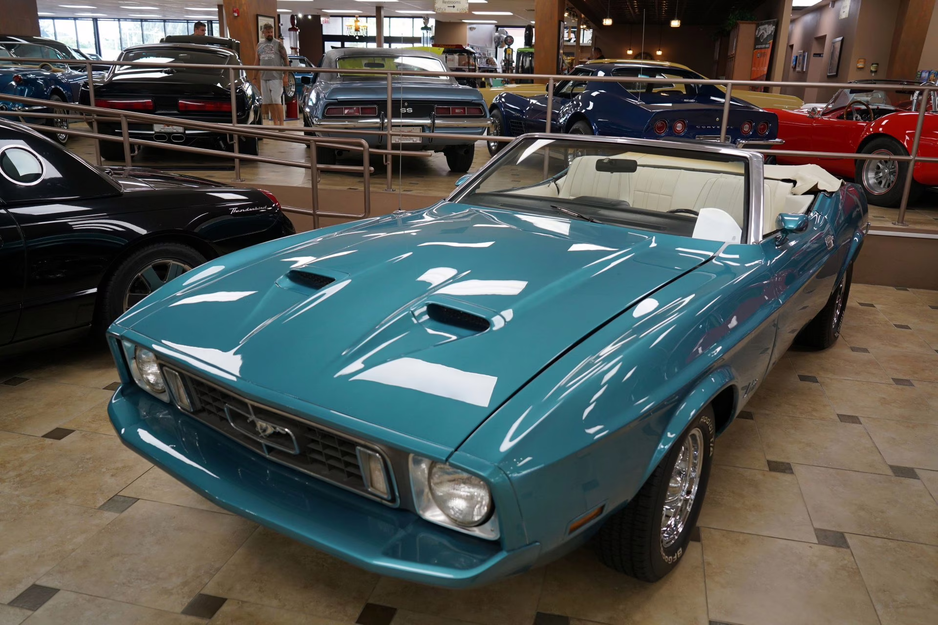 1973 Turquoise Metallic Ford Mustang