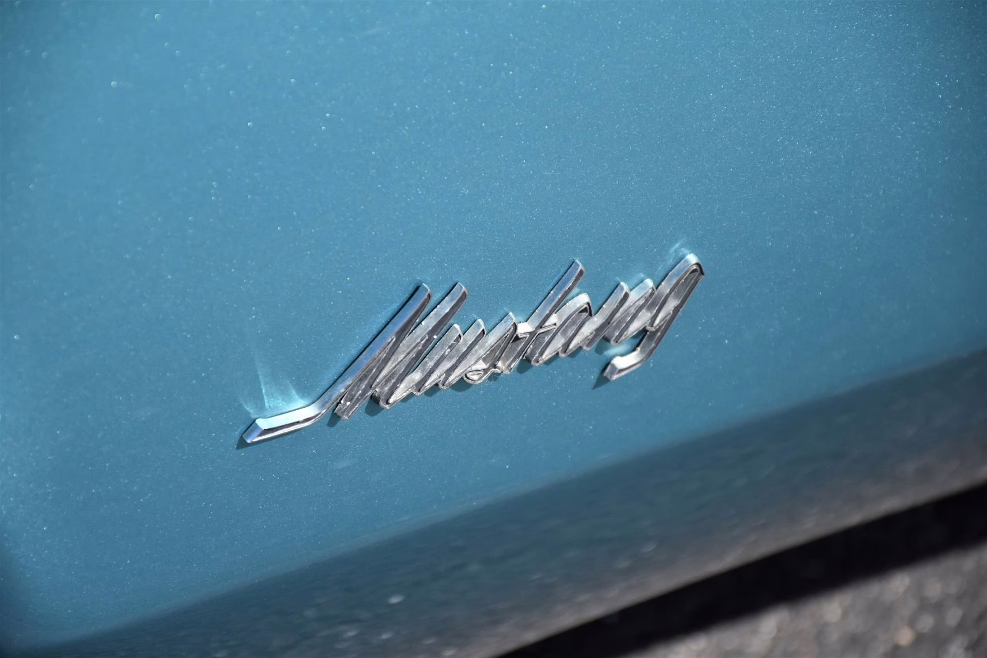 1973 Turquoise Metallic Ford Mustang