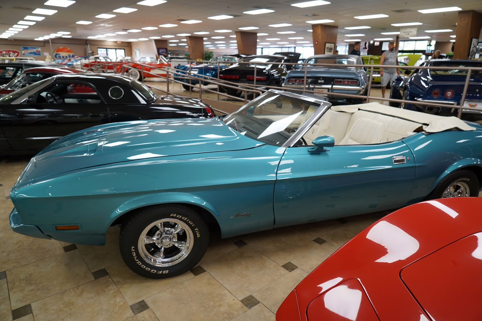 1973 Turquoise Metallic Ford Mustang