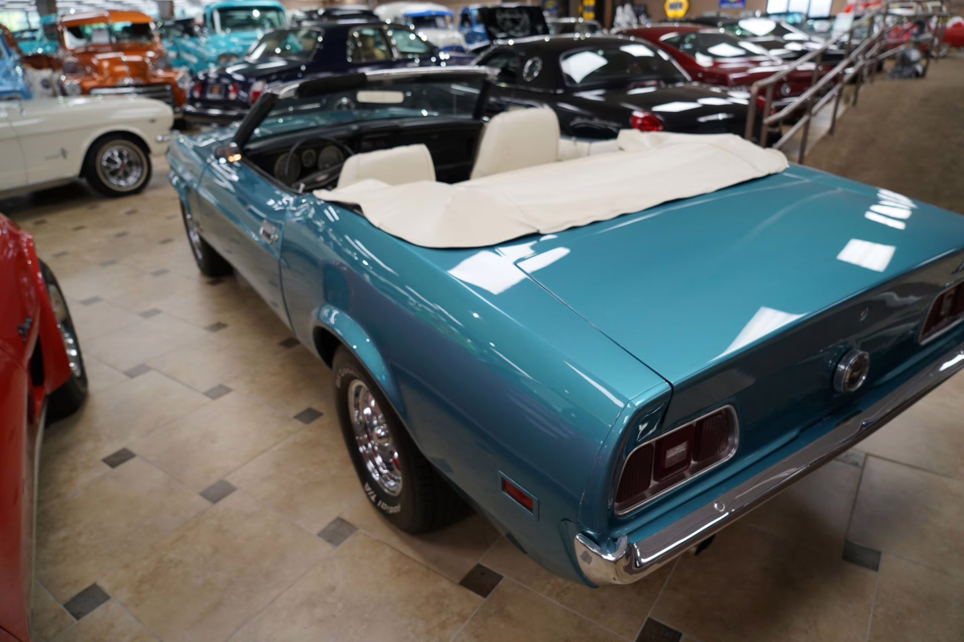 1973 Turquoise Metallic Ford Mustang