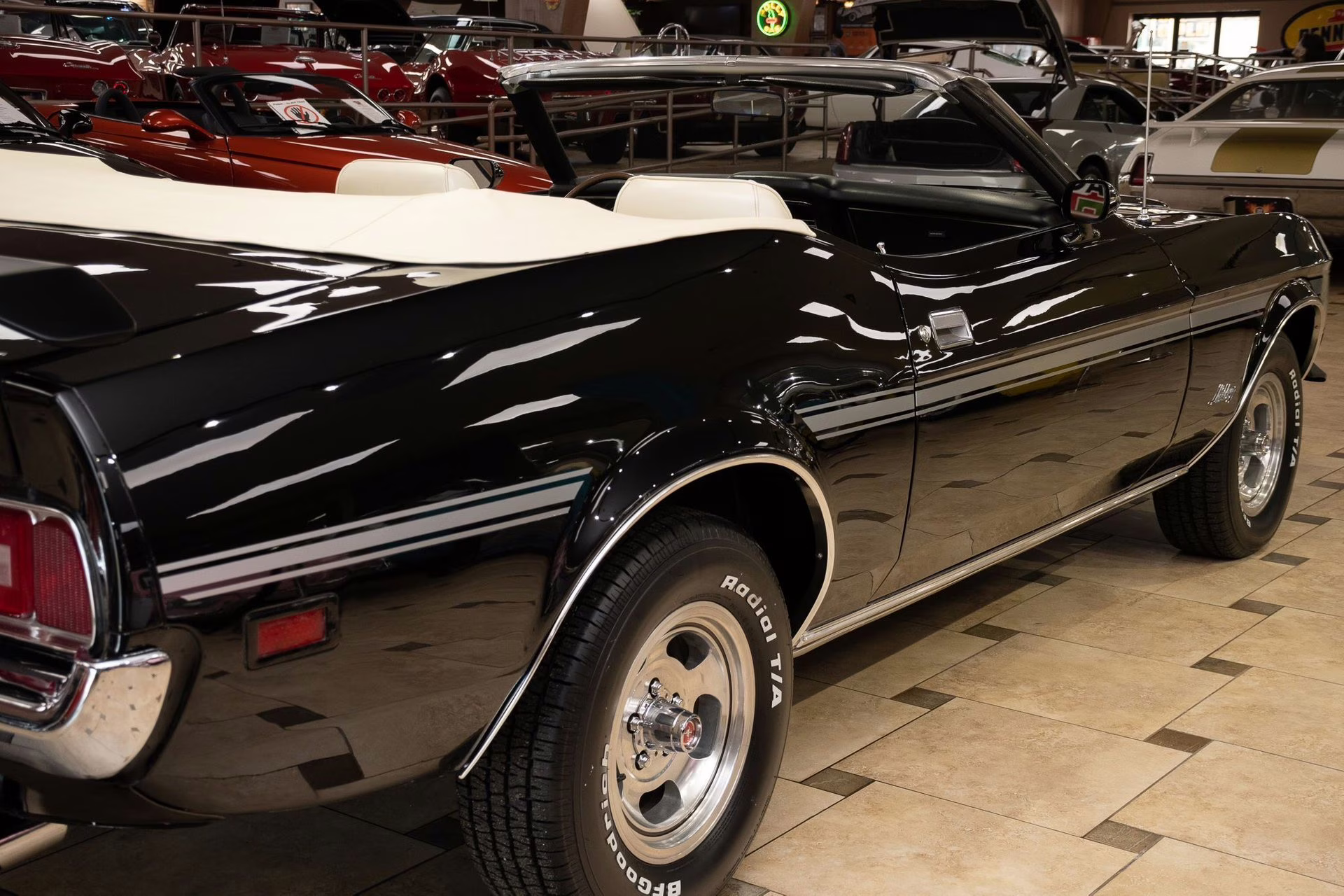 1973 Black Ford Mustang