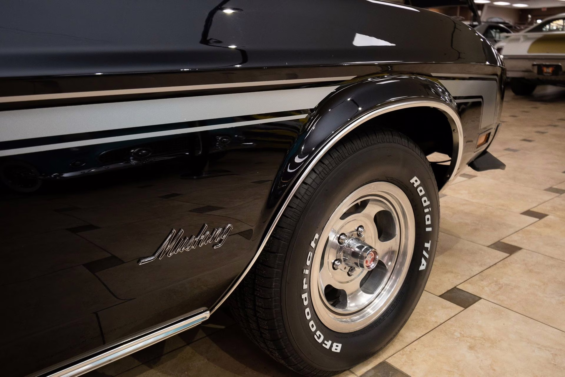 1973 Black Ford Mustang
