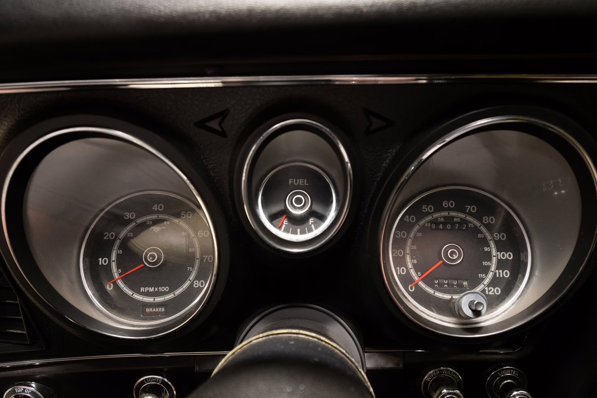 1973 Black Ford Mustang