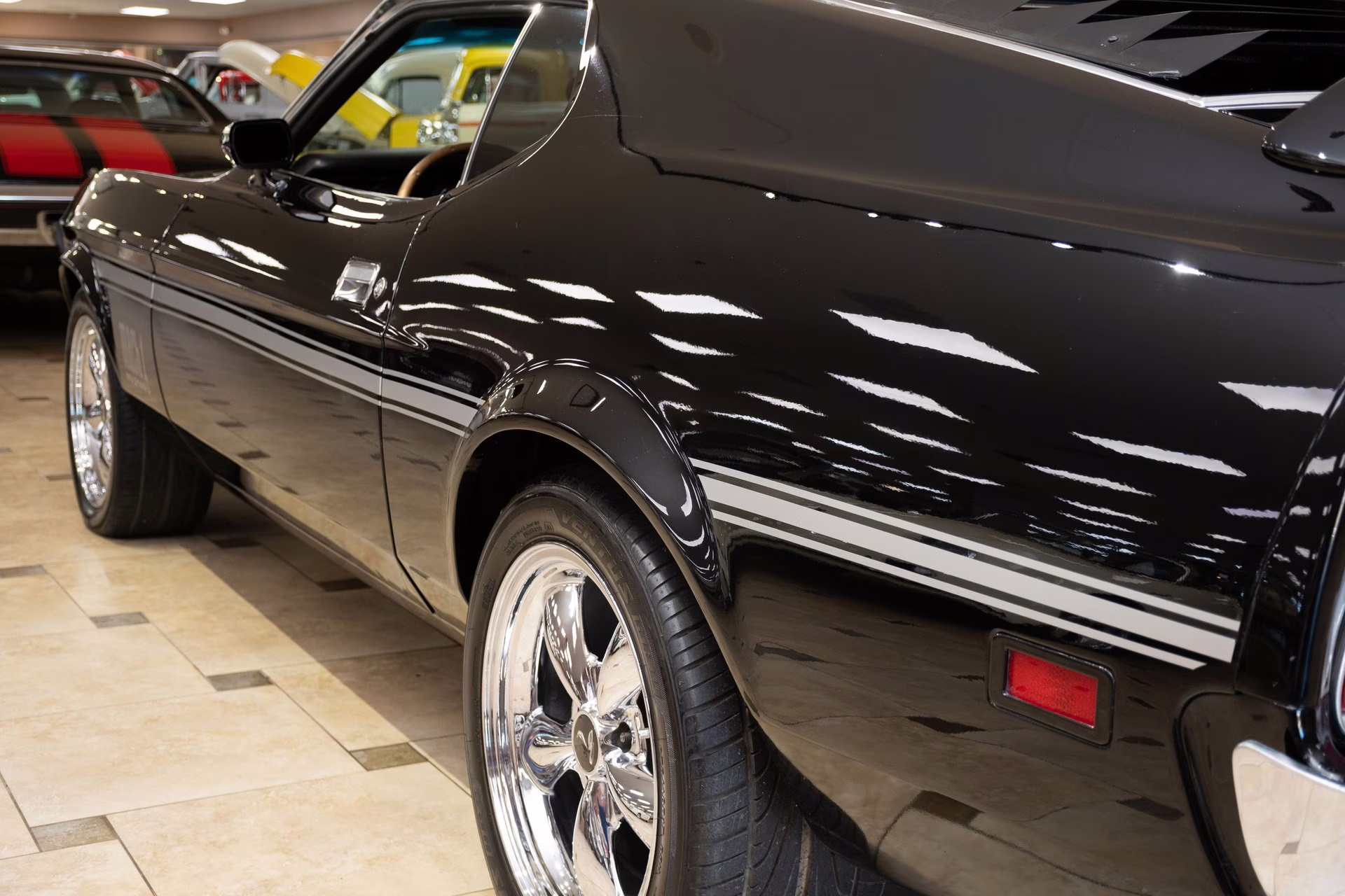 1973 Black Ford Mustang