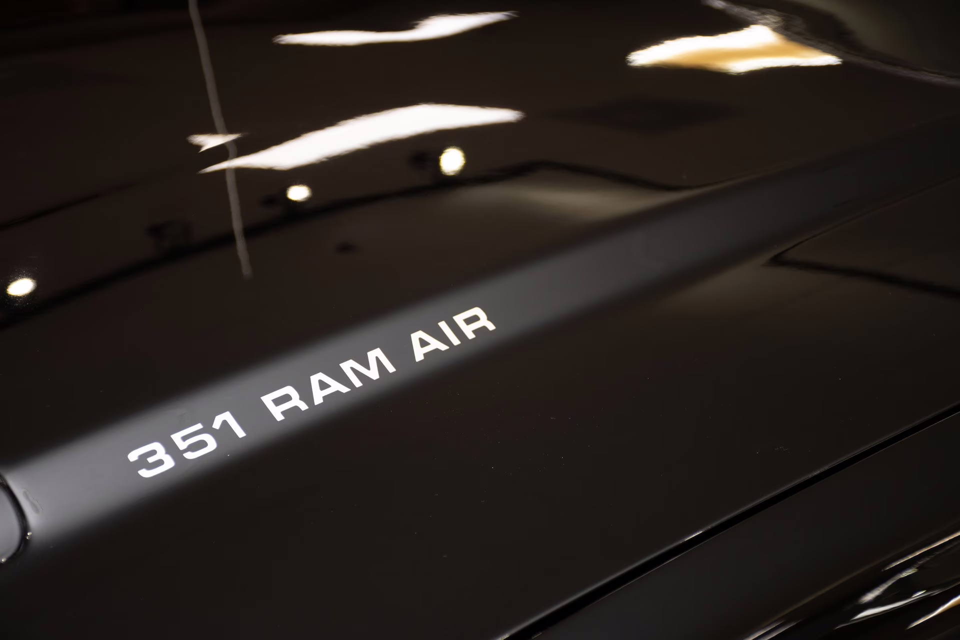 1973 Black Ford Mustang