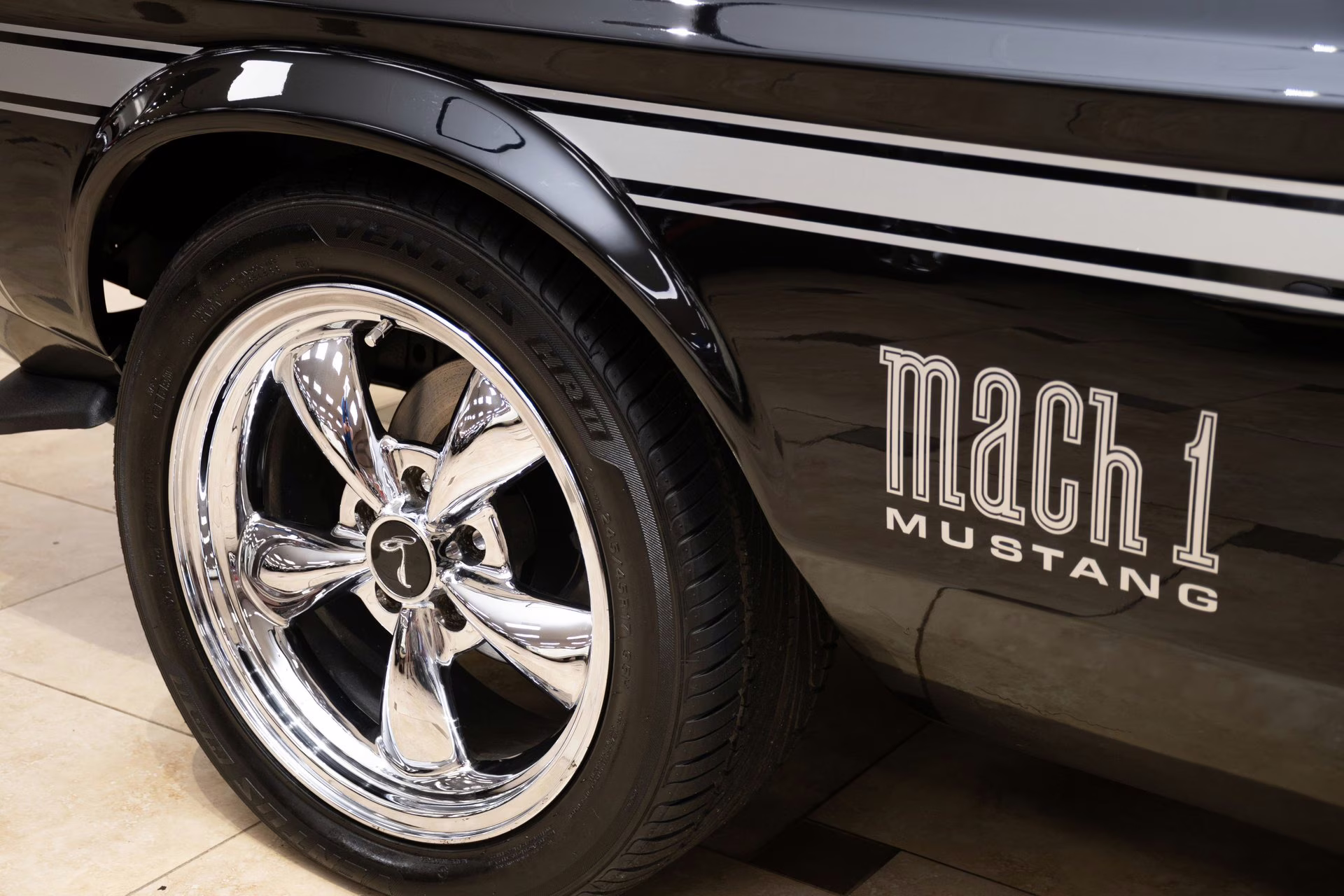 1973 Black Ford Mustang