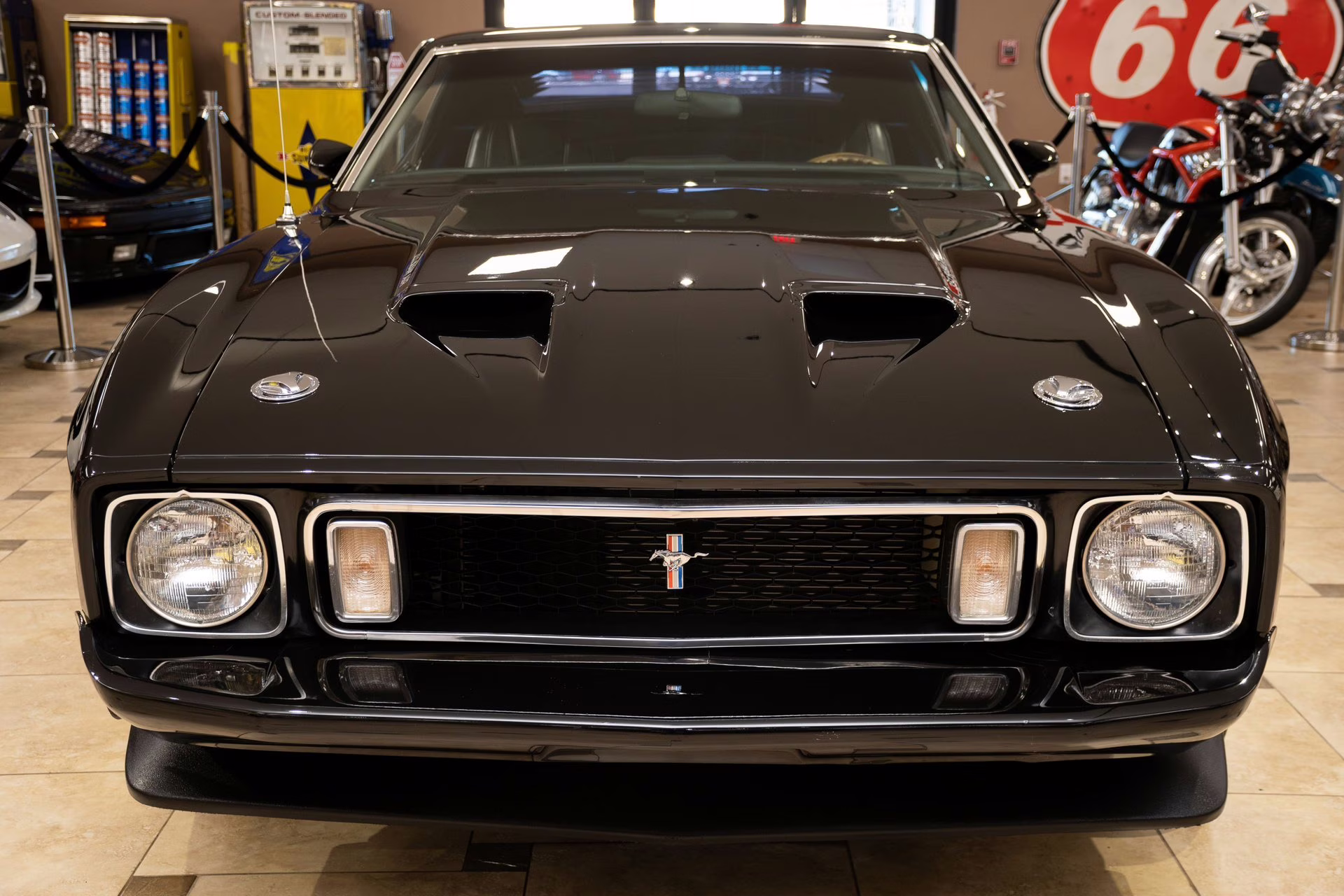 1973 Black Ford Mustang