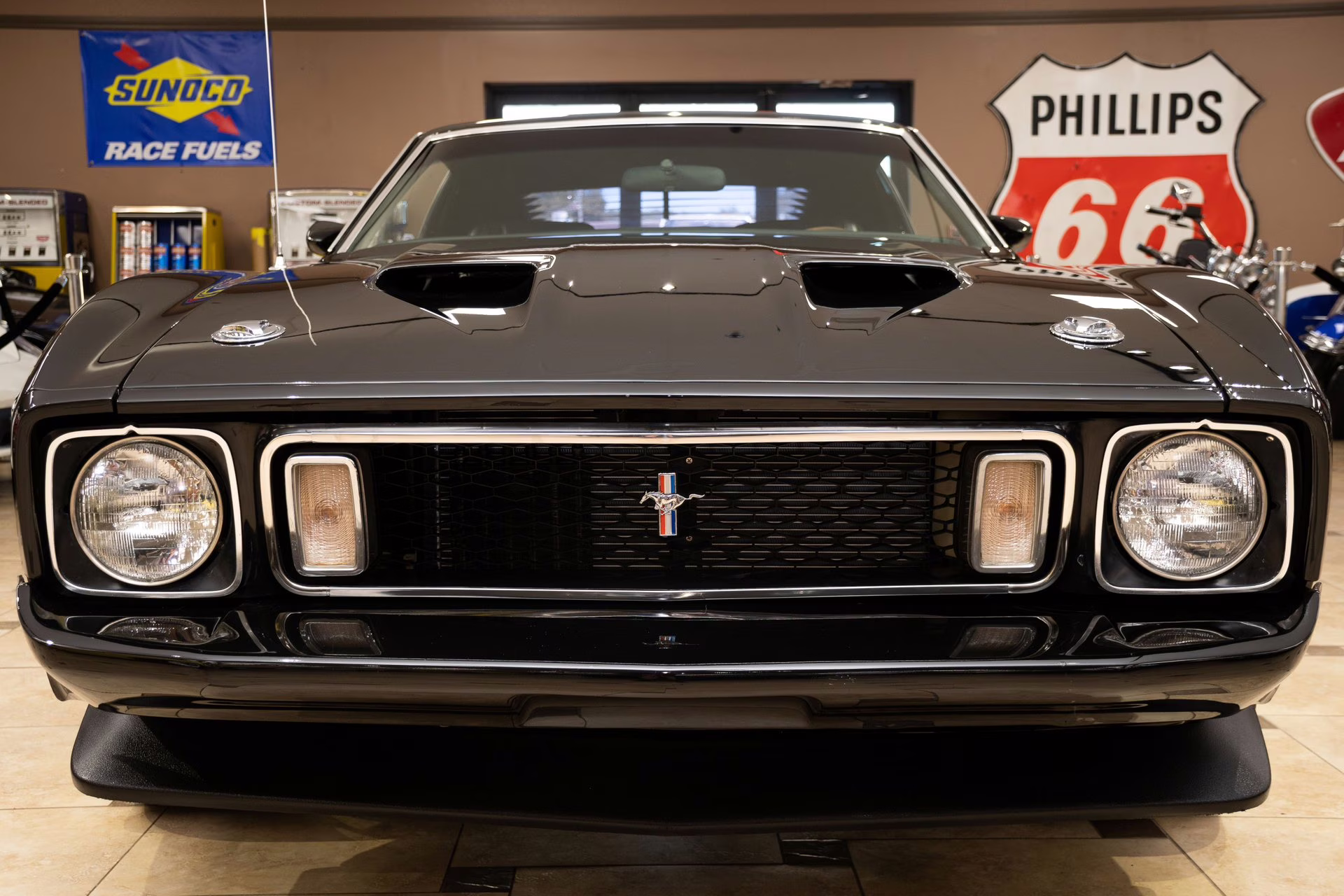 1973 Black Ford Mustang