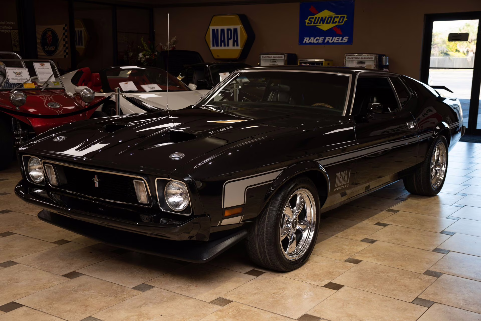 1973 Black Ford Mustang