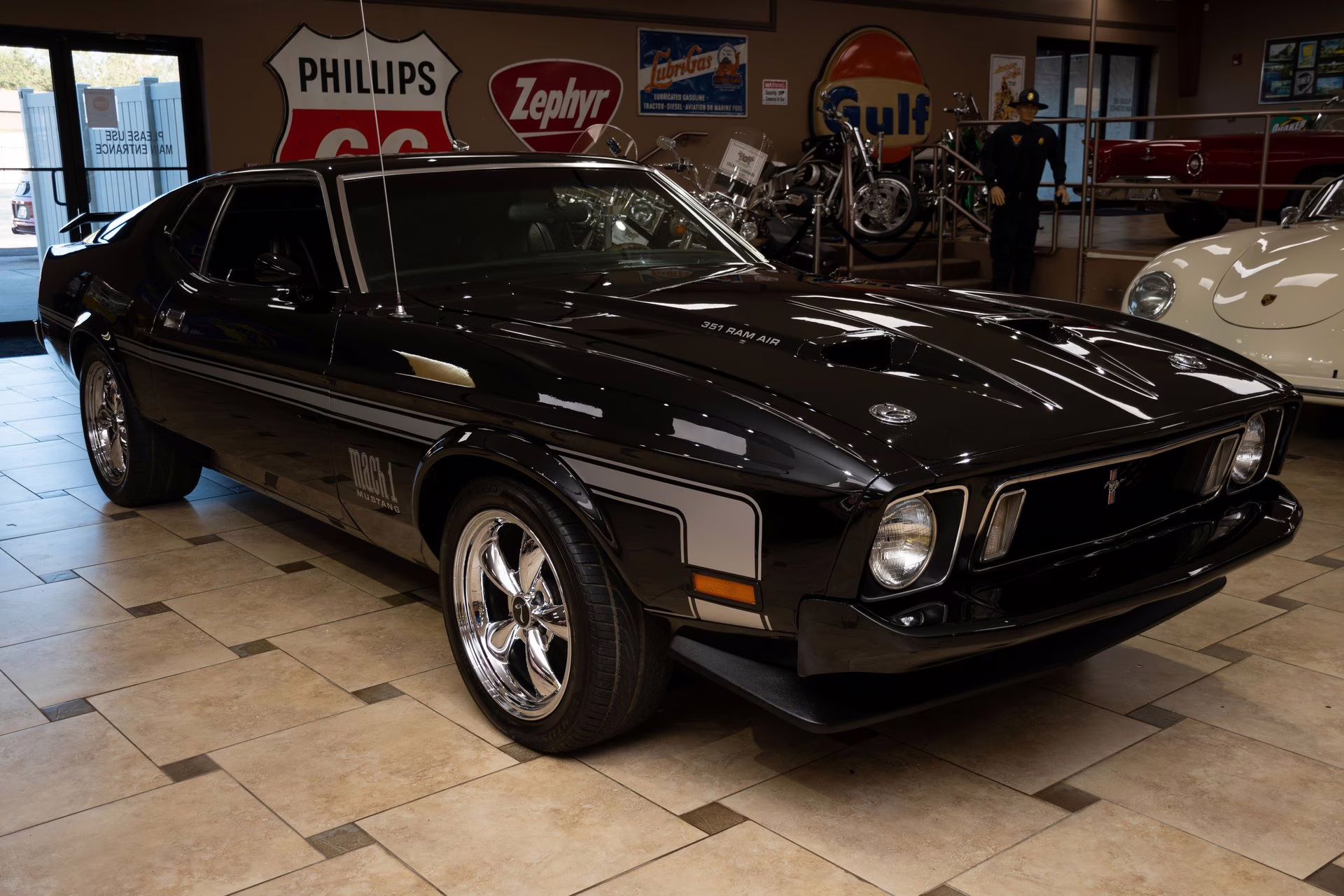 1973 Black Ford Mustang