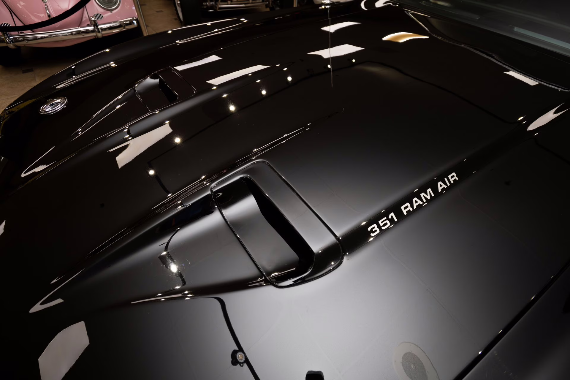 1973 Black Ford Mustang