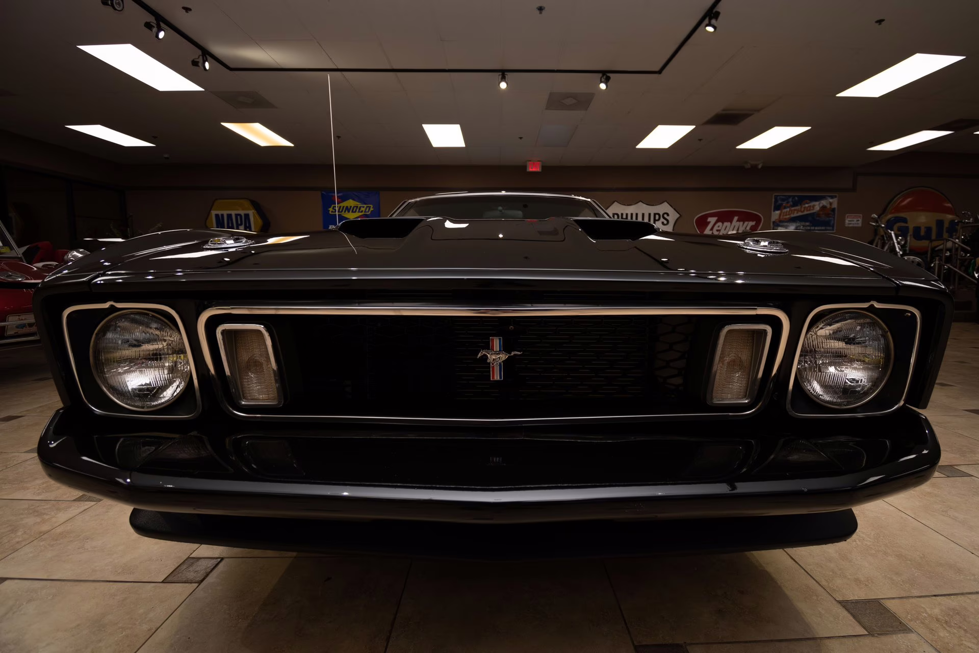 1973 Black Ford Mustang