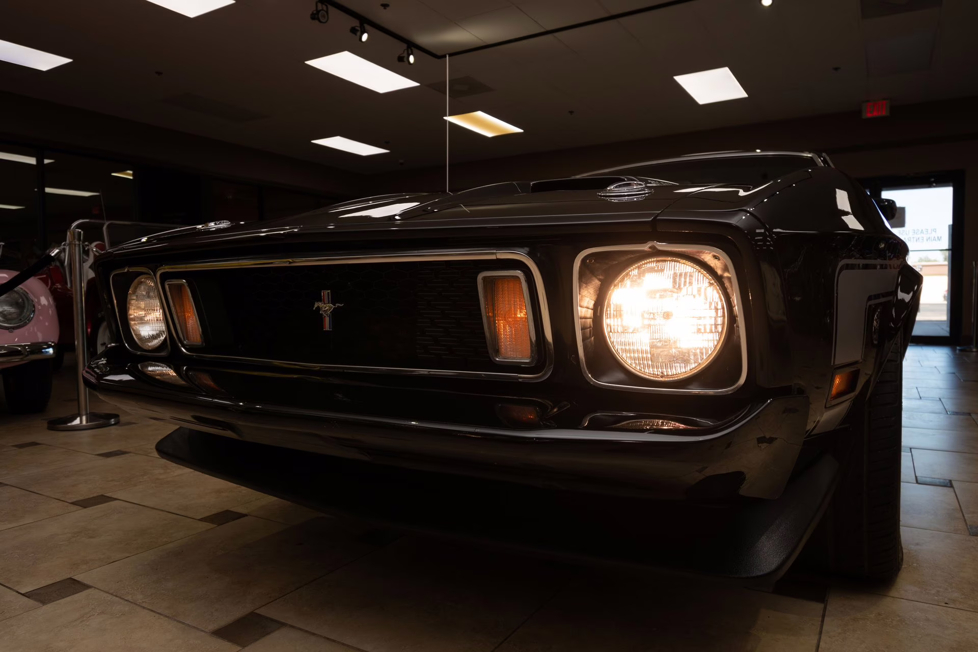 1973 Black Ford Mustang
