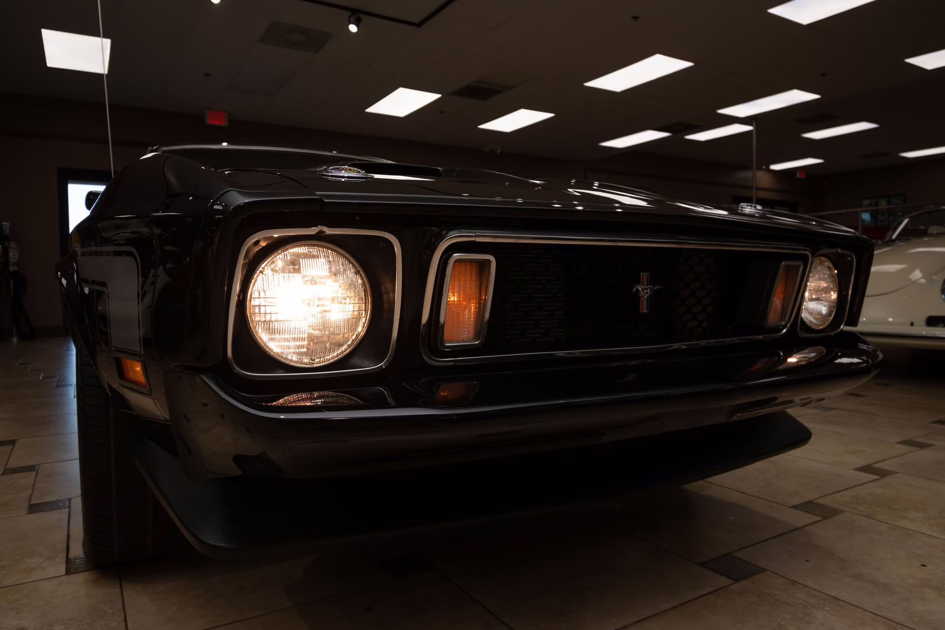 1973 Black Ford Mustang