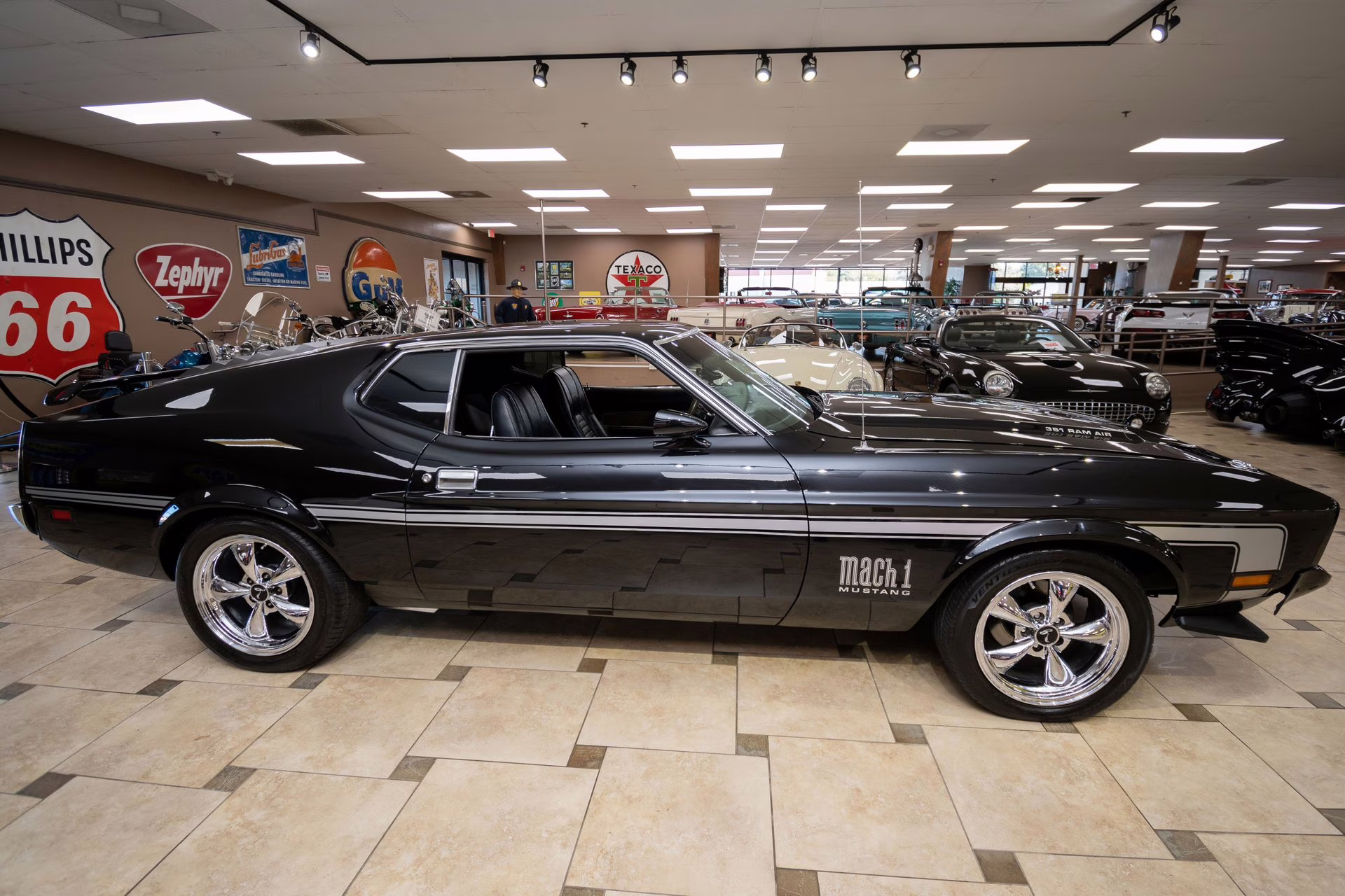 1973 Black Ford Mustang